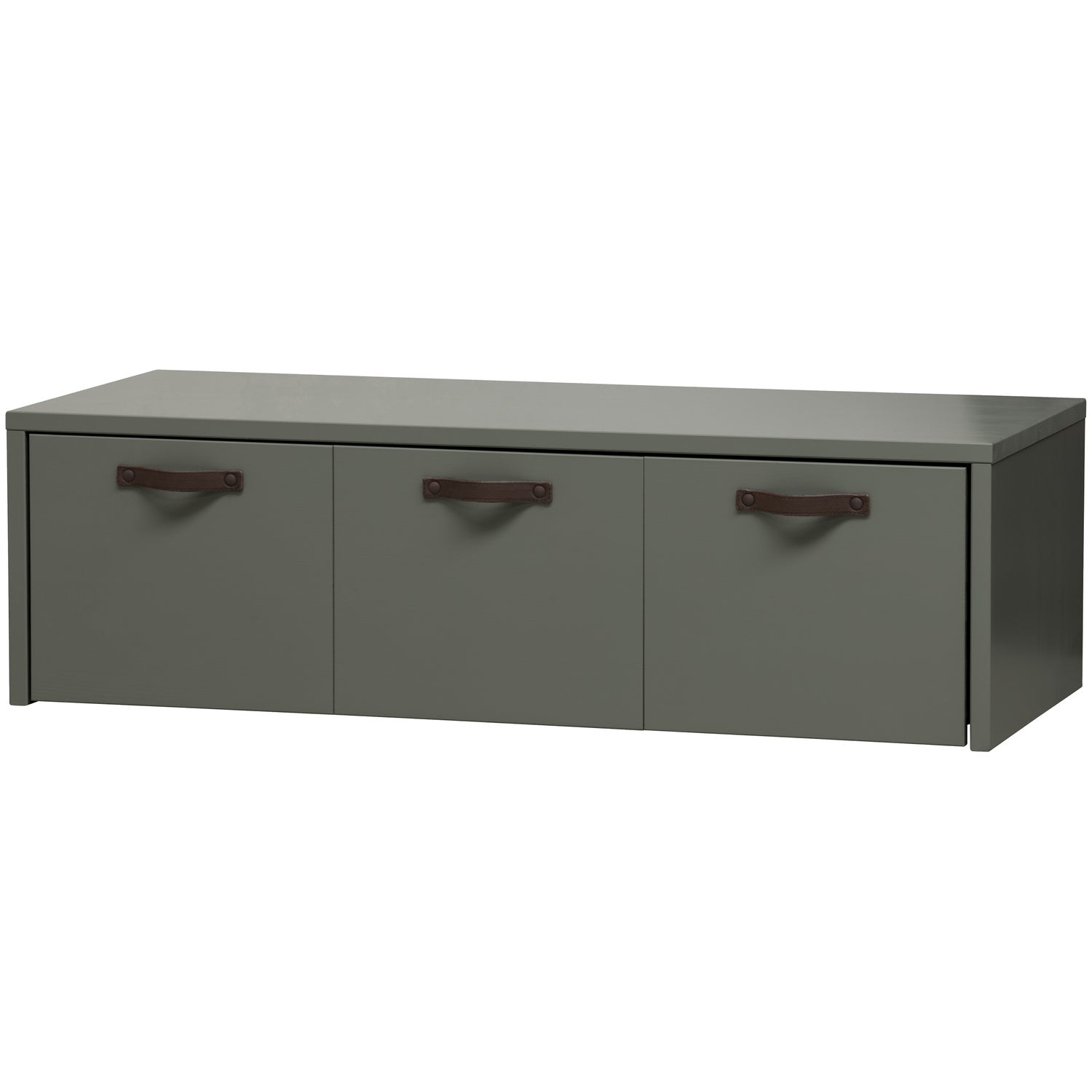 Grüne Sitzbank STAGE mit Stauraum – praktisch, robust & stilvoll