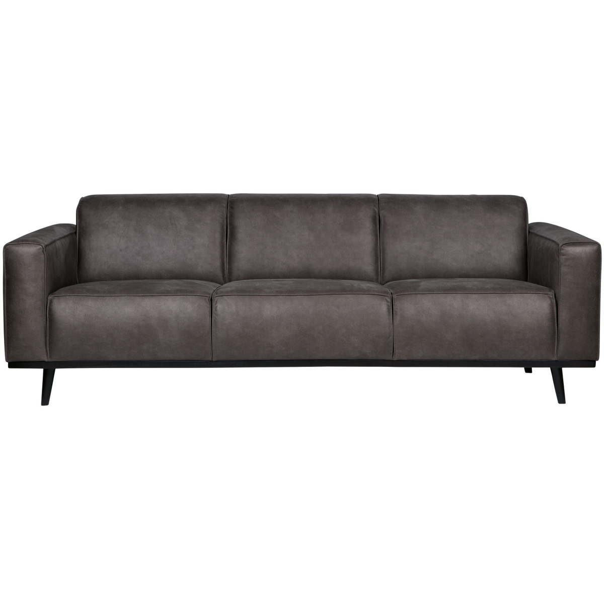 STATEMENT 3-SITZER SOFA 230 CM ECOLEDER DUNKELGRAU