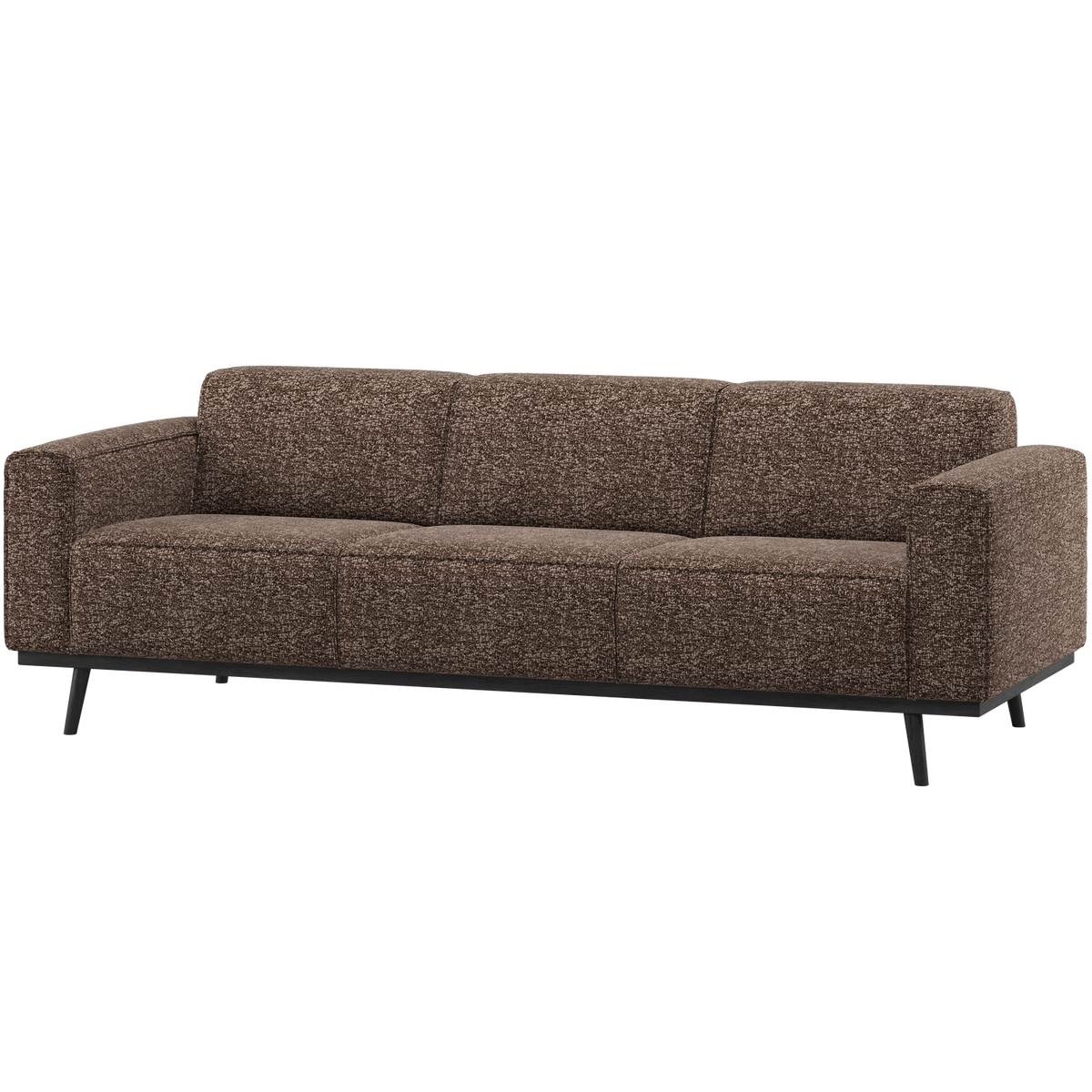 STATEMENT 3-SITZER SOFA SOFA 230 CM BRAUN MELANGE