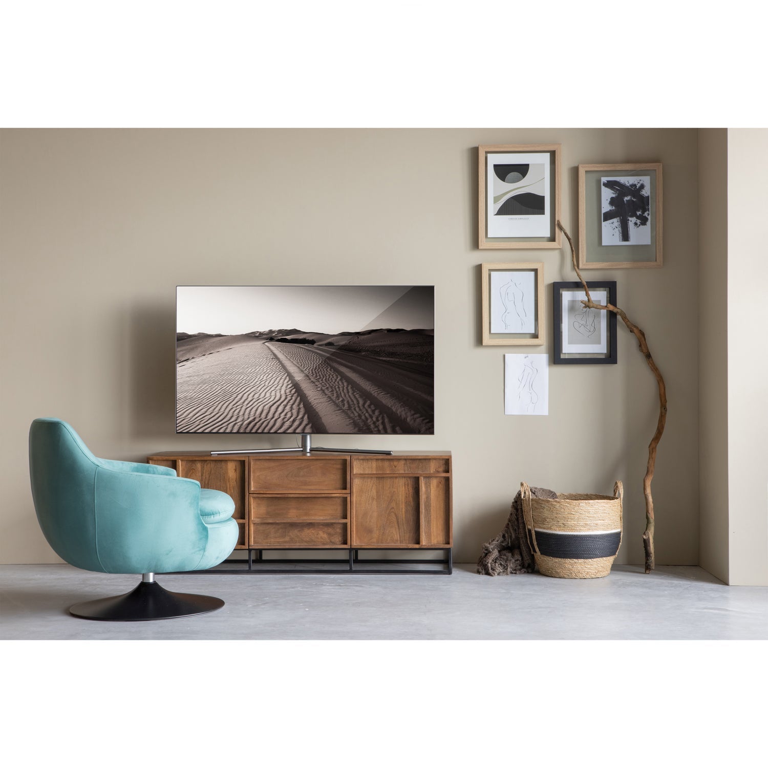 FORREST TV-MOBEL MANGOHOLZ NATUR