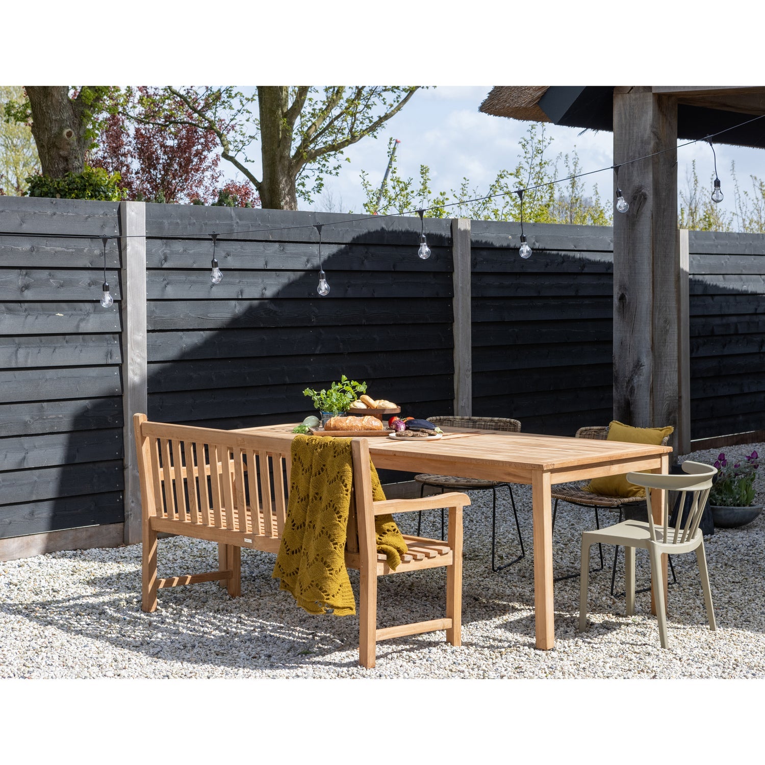 SET V 2 - WINGS GARTENSTUHL NATUR