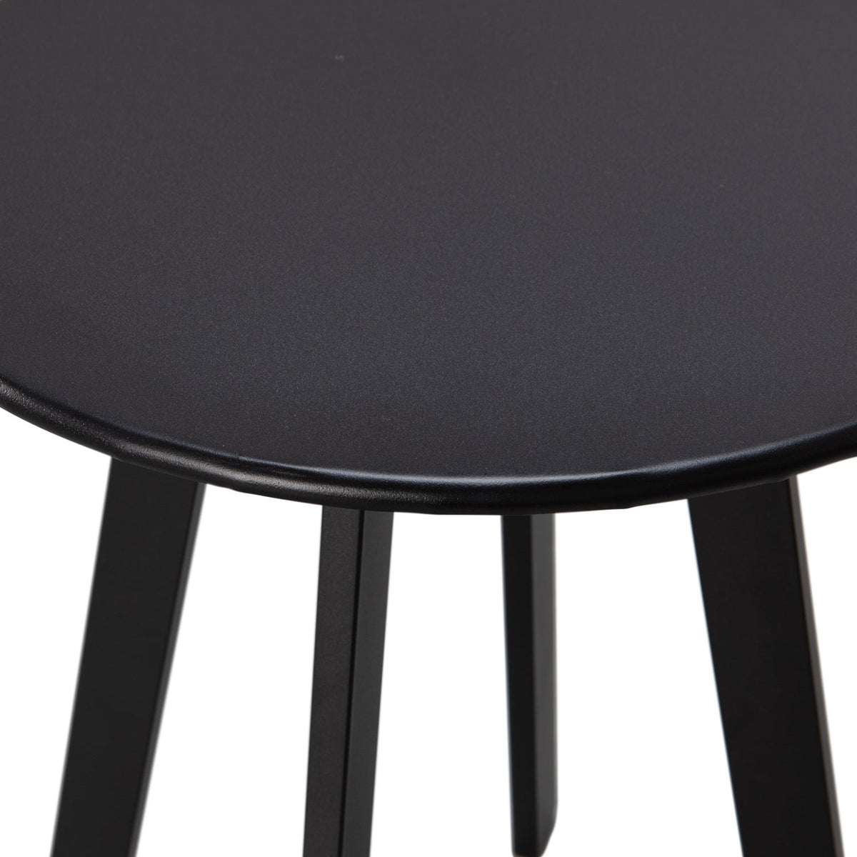FER GARTEN BEISTELLTISCH O40 CM METALL SCHWARZ