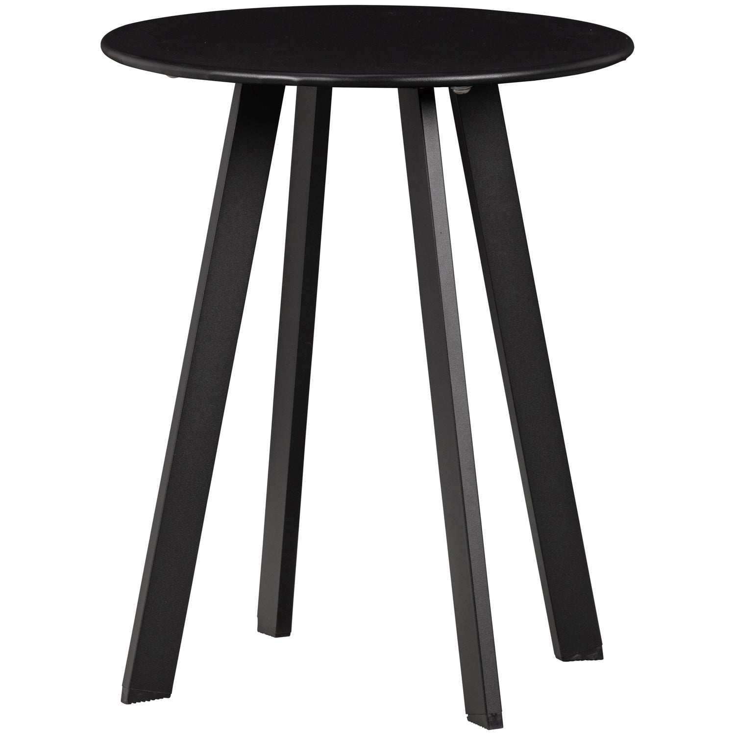 FER GARTEN BEISTELLTISCH O40 CM METALL SCHWARZ