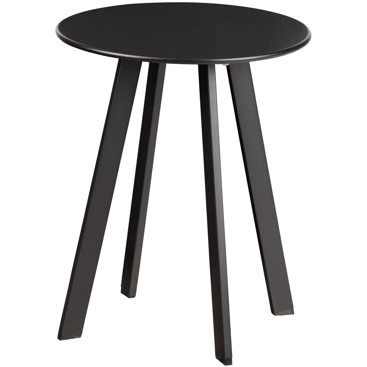 FER GARTEN BEISTELLTISCH O40 CM METALL SCHWARZ