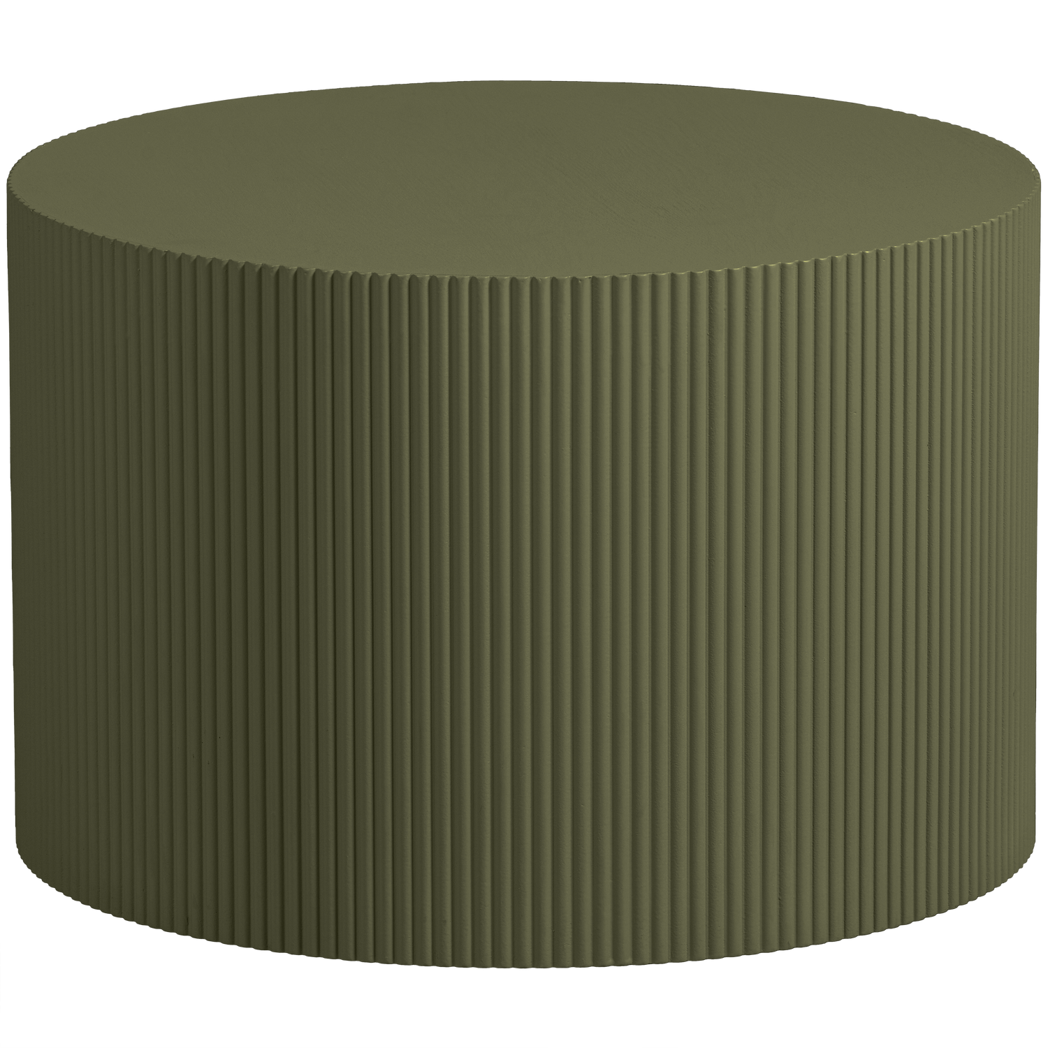SANNE BEISTELLTISCH RONDE MILITARISCH GRUN