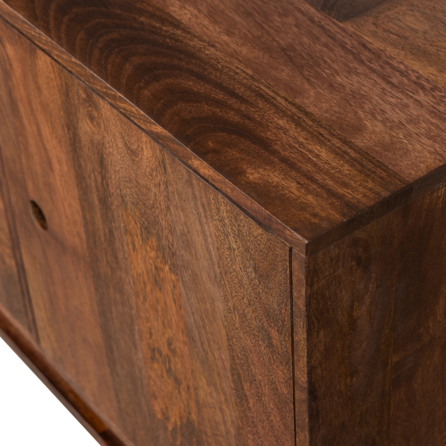STAES SIDEBOARD 4-TURIG MANGO HOLZ NUSSBAUM