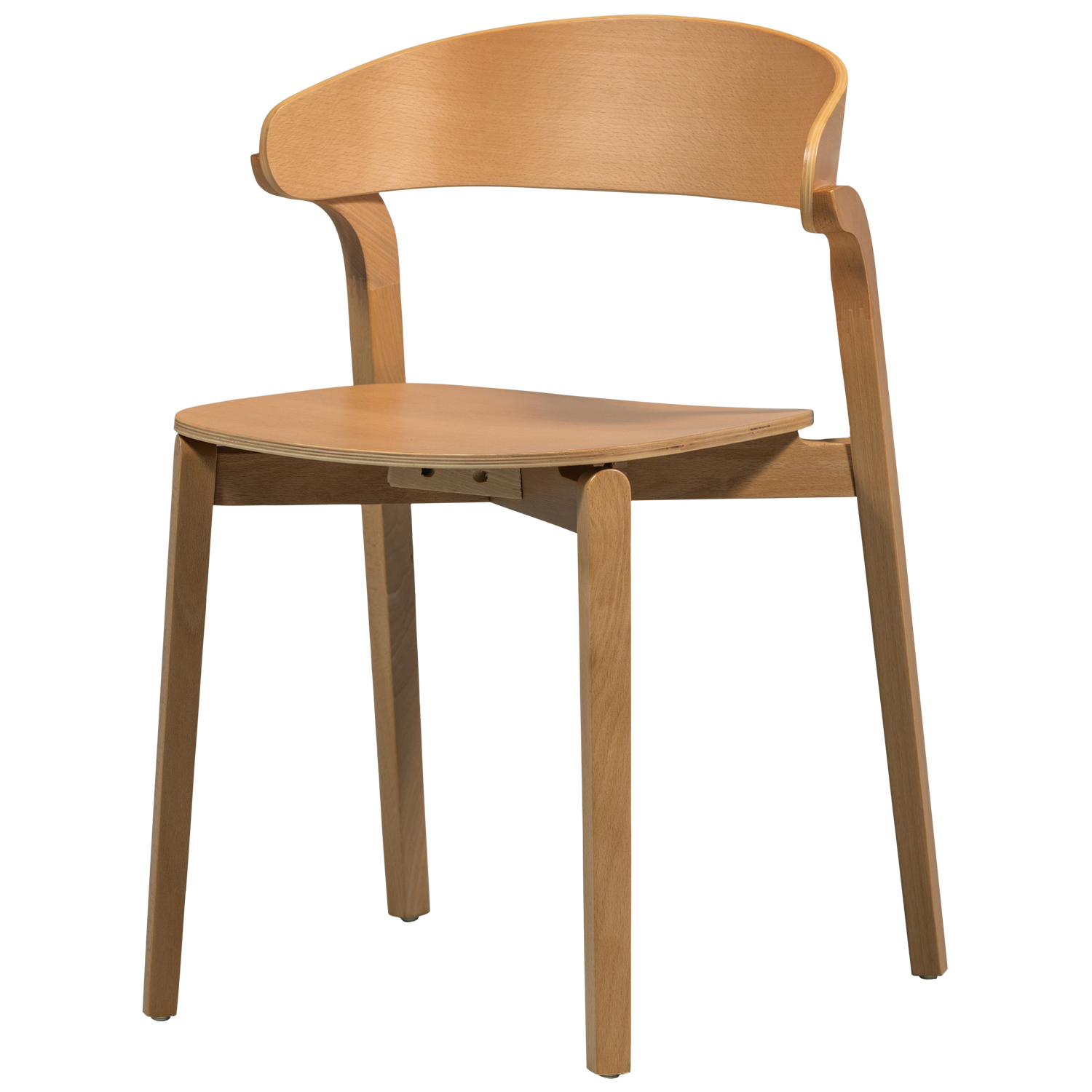 CRAS ESSZIMMERSTUHL ASCHE FURNIER NATUR