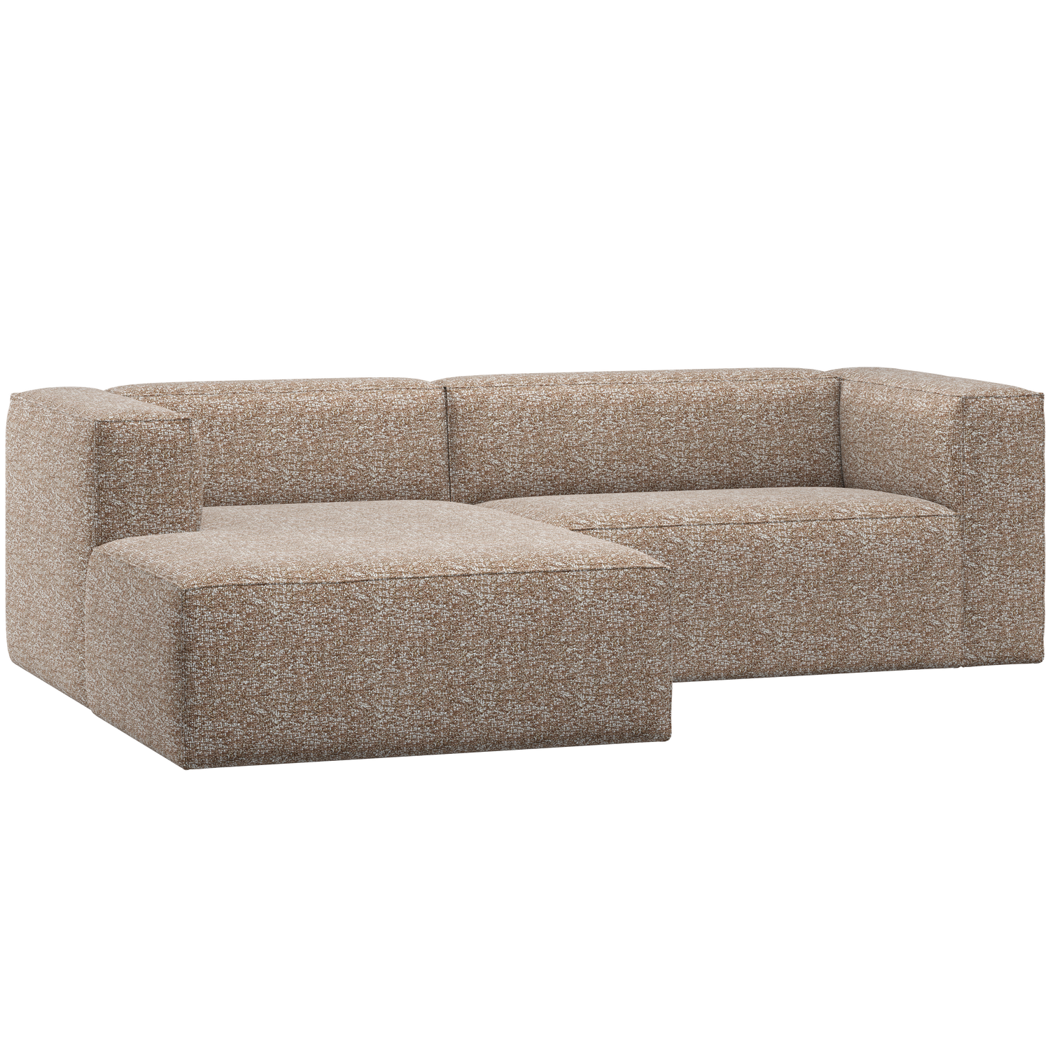 BEAN CHAISE LONGUE SOFA LINKS HELLBRAUN MELANGE