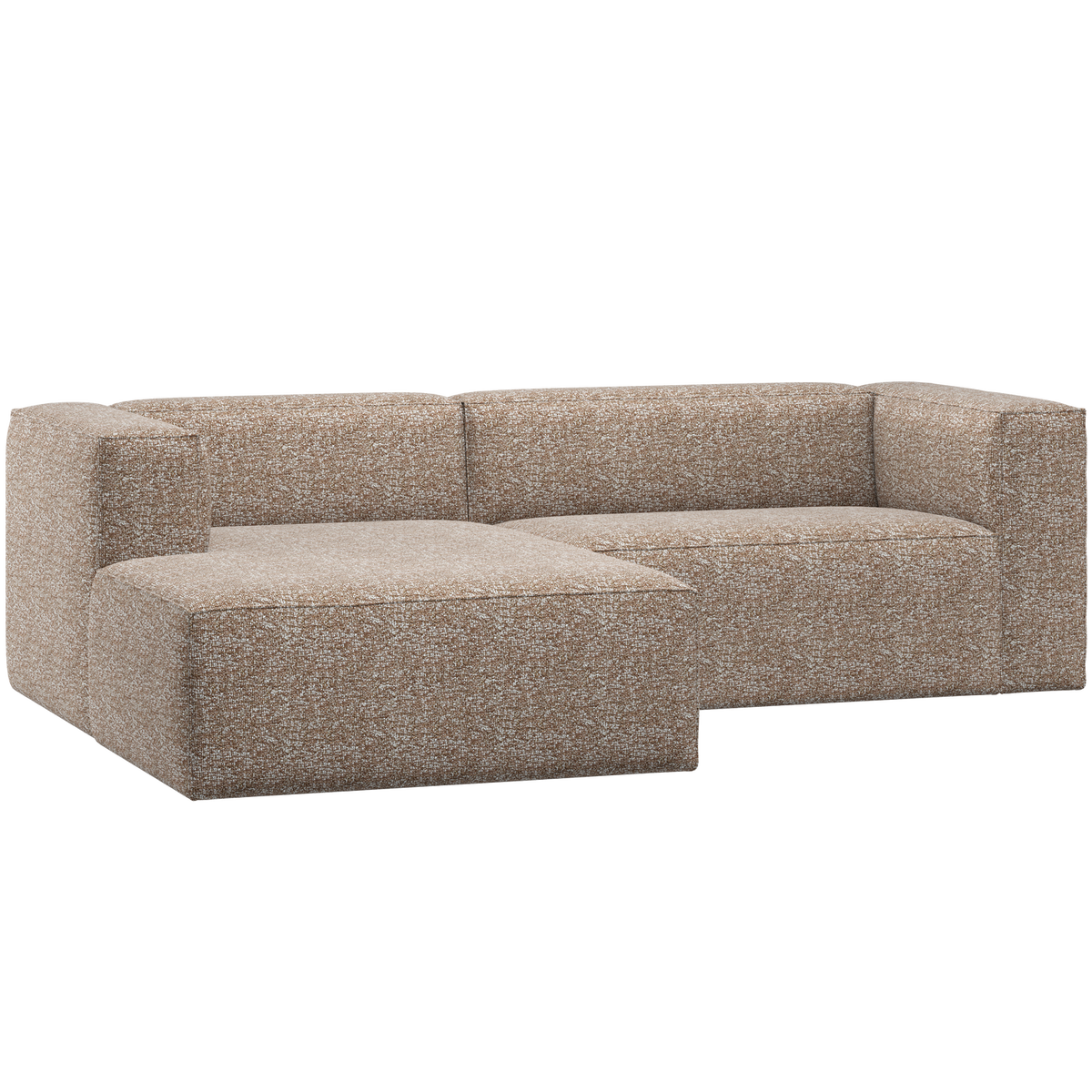 BEAN CHAISE LONGUE SOFA LINKS HELLBRAUN MELANGE