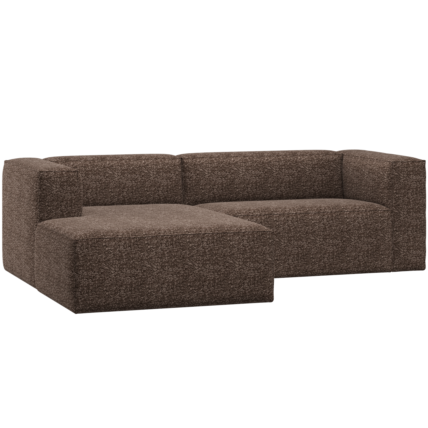 BEAN CHAISE LONGUE SOFA LINKS BRAUN MELANGE