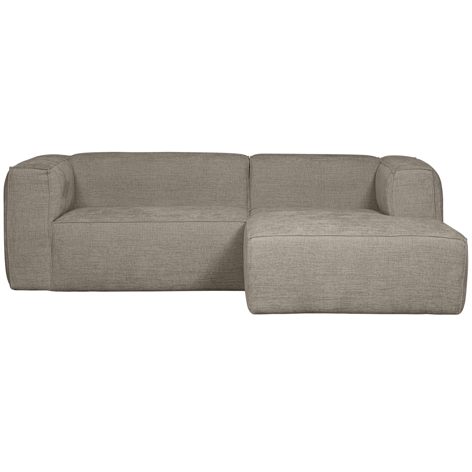 BEAN CHAISE LONGUE RECHTS SCHWER MELANGE TRAVERTIN