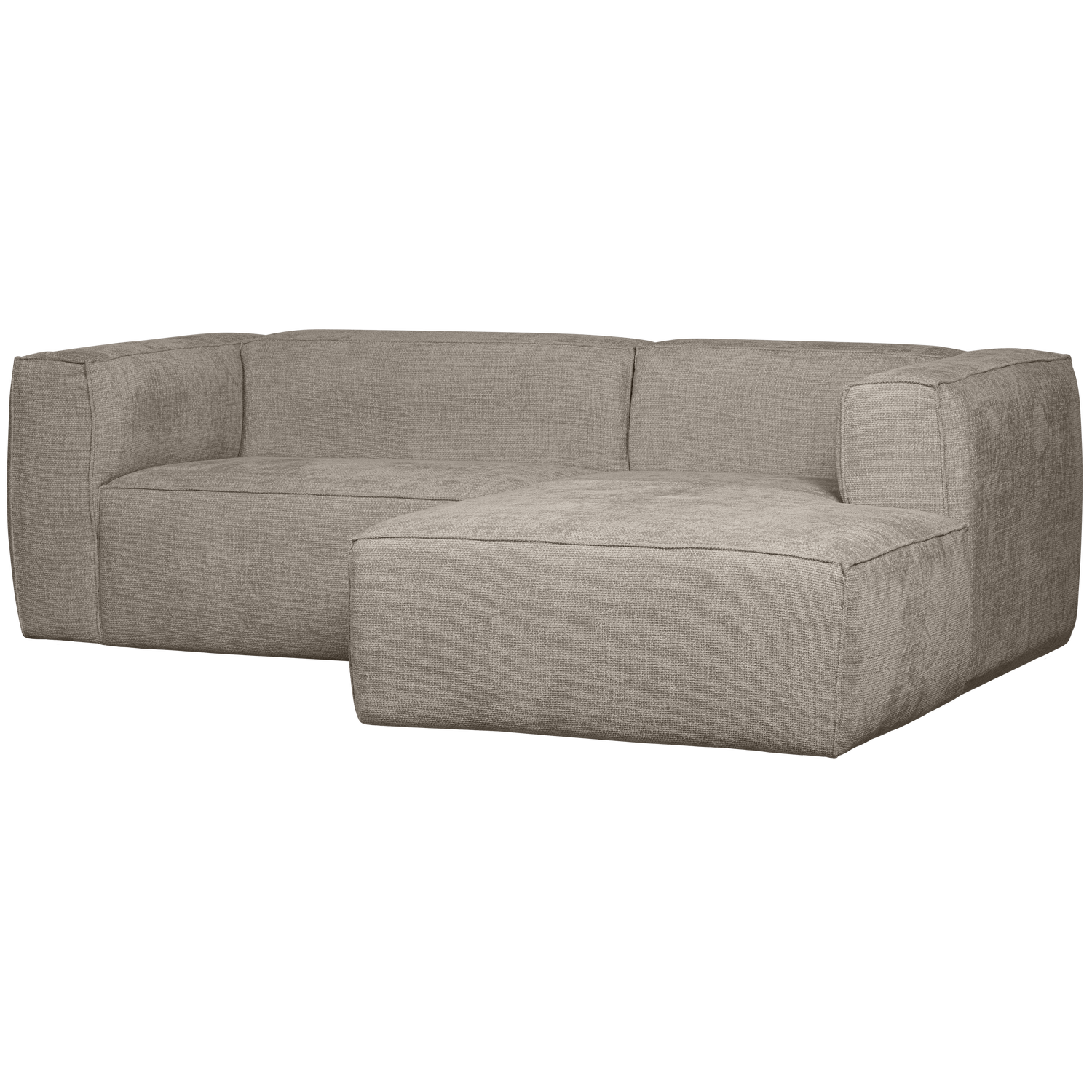 BEAN CHAISE LONGUE RECHTS SCHWER MELANGE TRAVERTIN