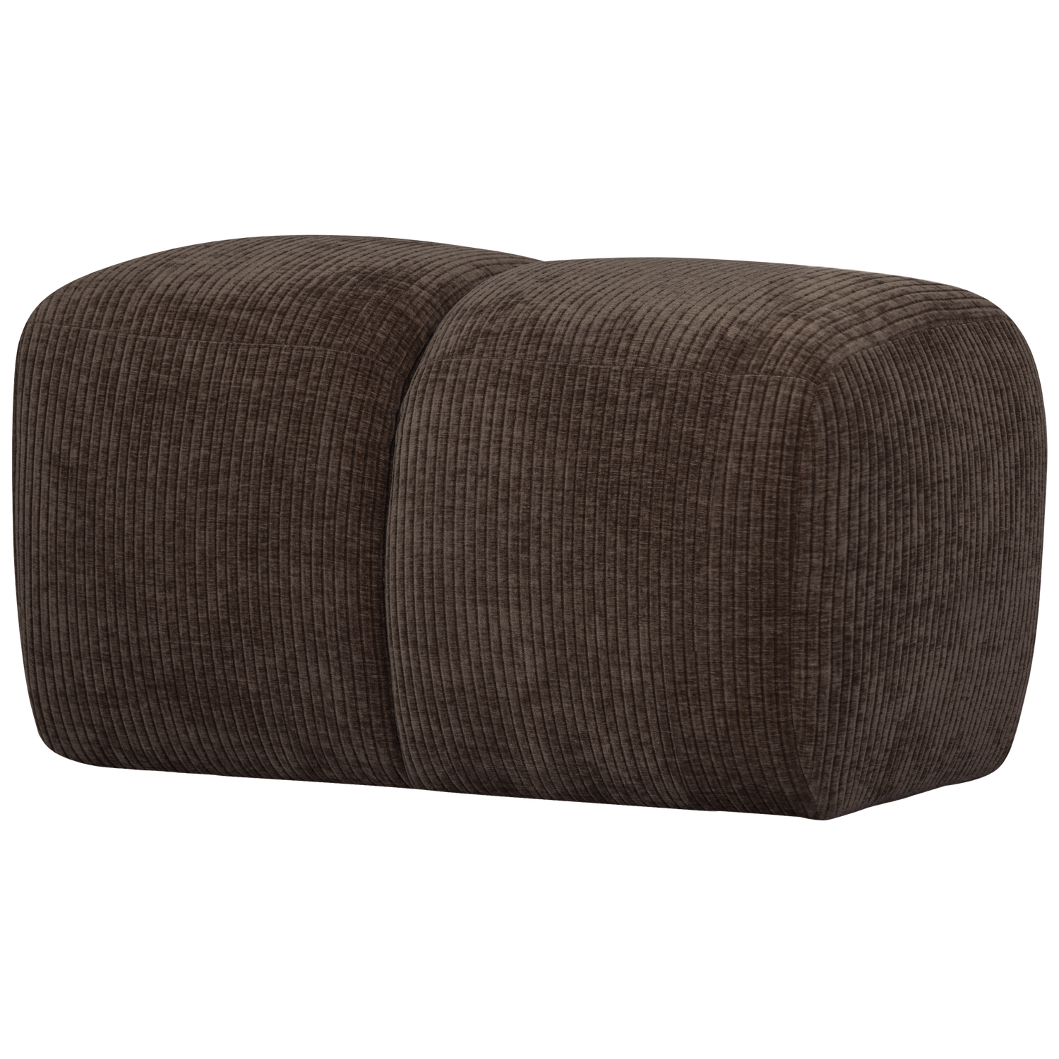 MOJO HOCKER 45x84x64CMGERIPPTER WEBSTOFF BRAUN