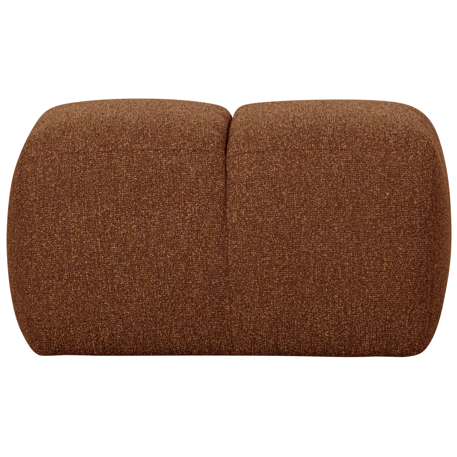 MOJO HOCKER 45x84x64CM BOUCLE ROSTBRAUN MELIERT