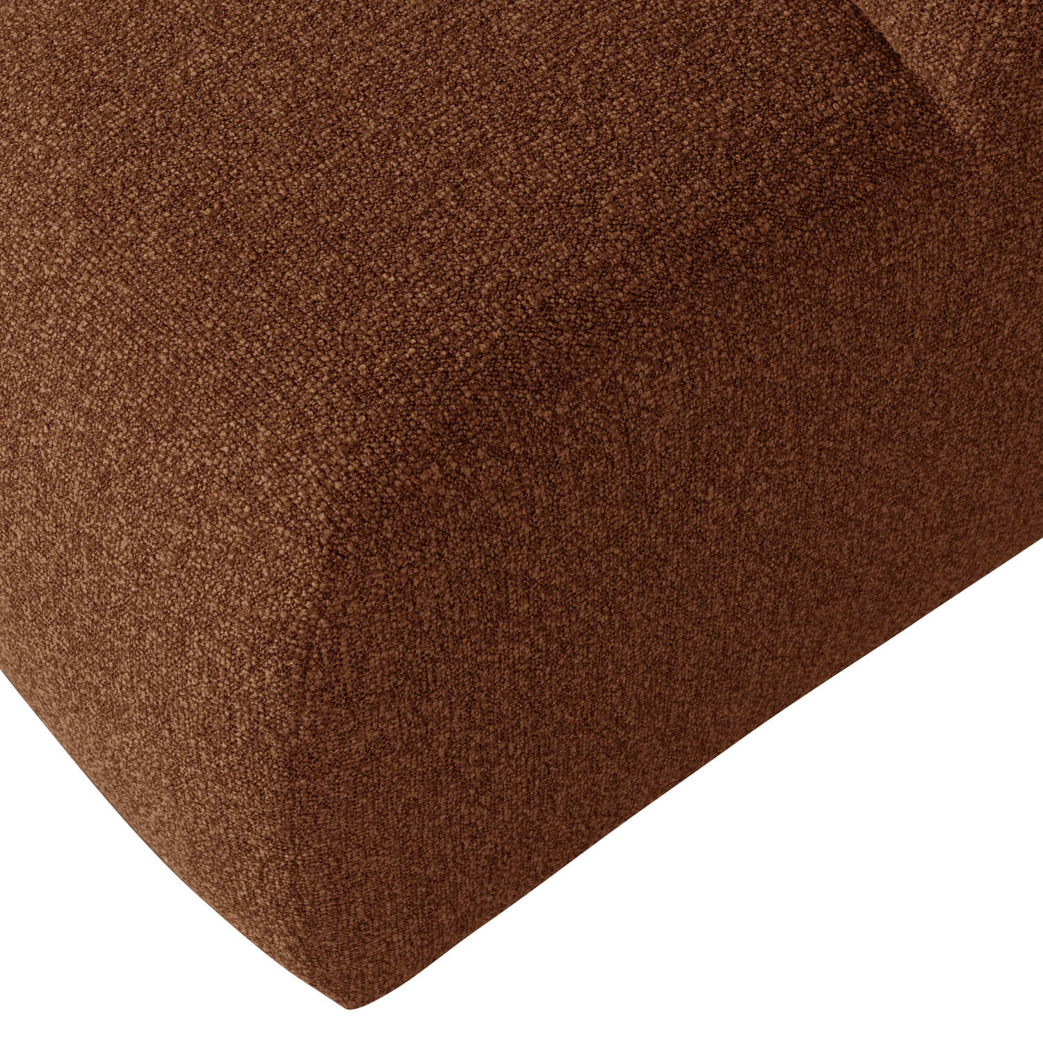 MOJO HOCKER 45x84x64CM BOUCLE ROSTBRAUN MELIERT