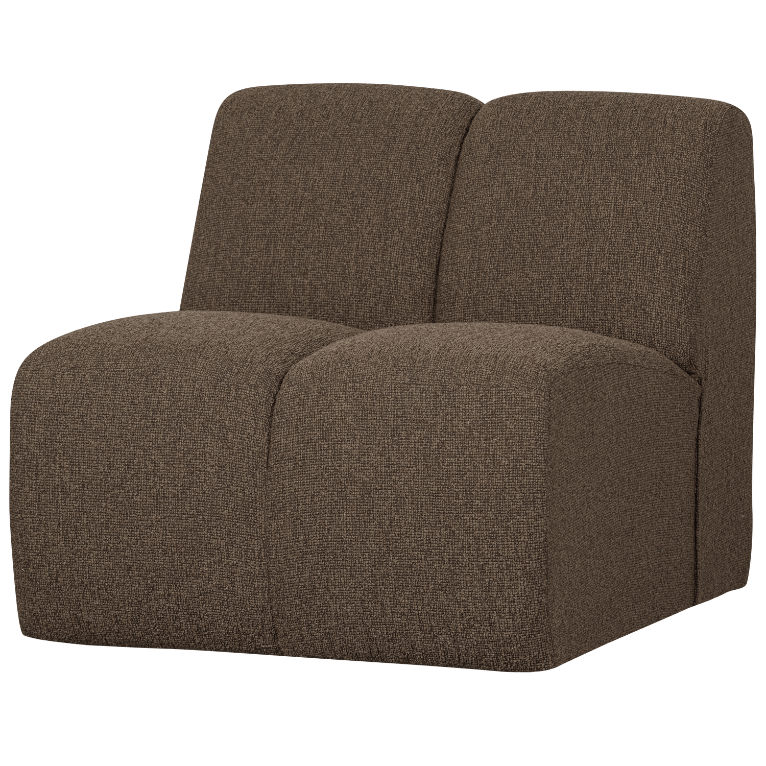 MOJO 1-SITZER BOUCLE BRAUN MELIERT