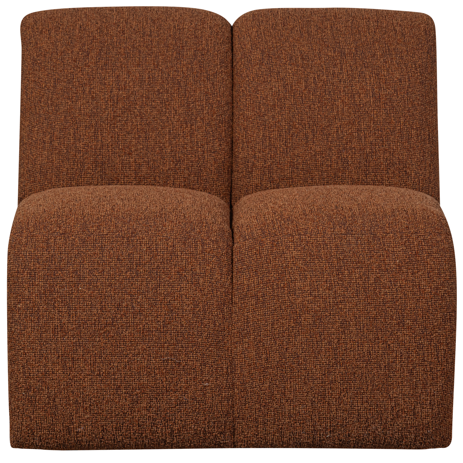 MOJO 1-SITZER BOUCLE ROSTBRAUN MELIERT