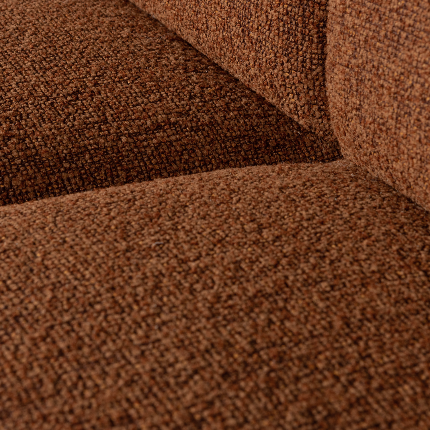 MOJO 1-SITZER BOUCLE ROSTBRAUN MELIERT