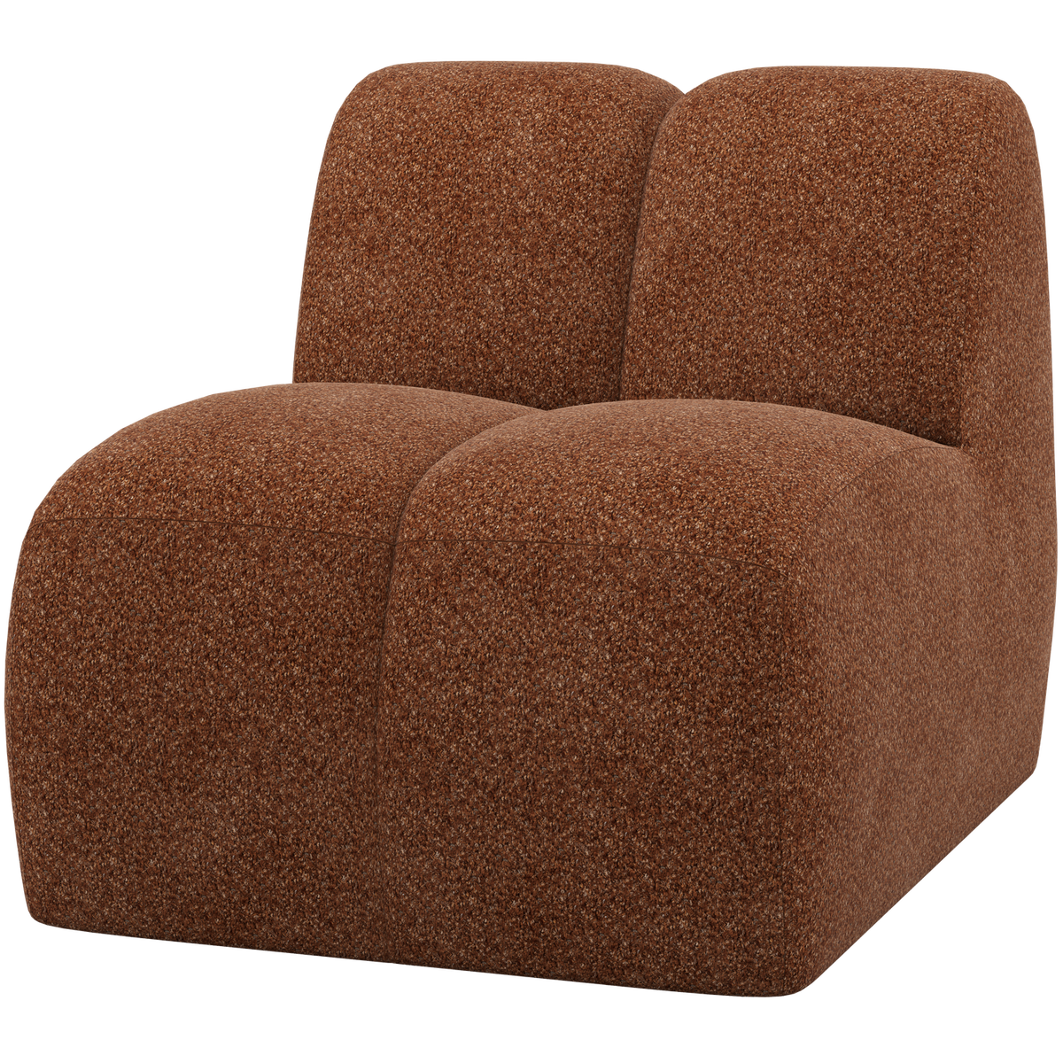 MOJO 1-SITZER ELEMENT WOLLE ROSTBRAUN