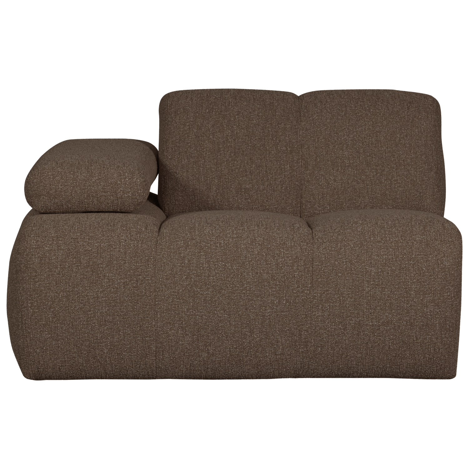 MOJO 1-SITZER MIT ARM LINKS BOUCLE BRAUN MELIERT