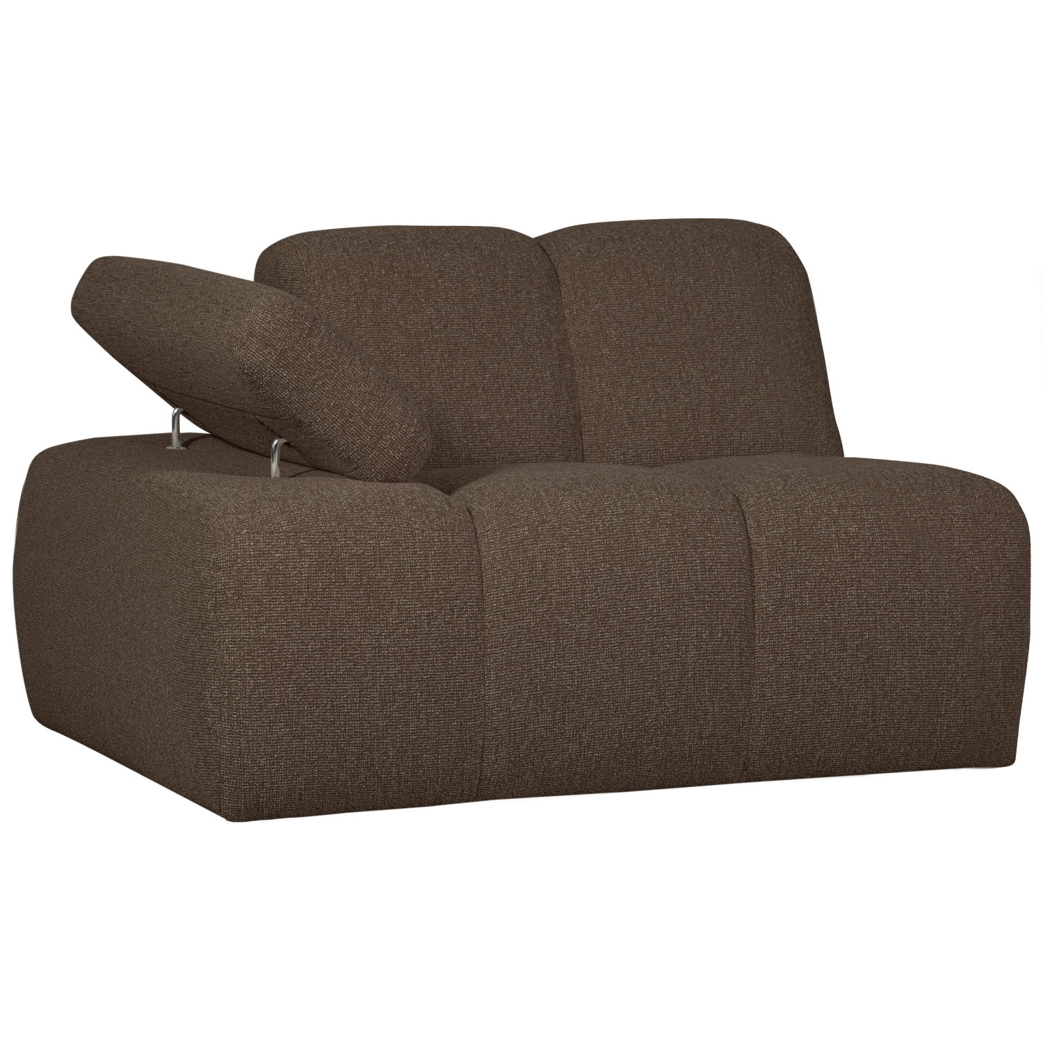 MOJO 1-SITZER MIT ARM LINKS BOUCLE BRAUN MELIERT