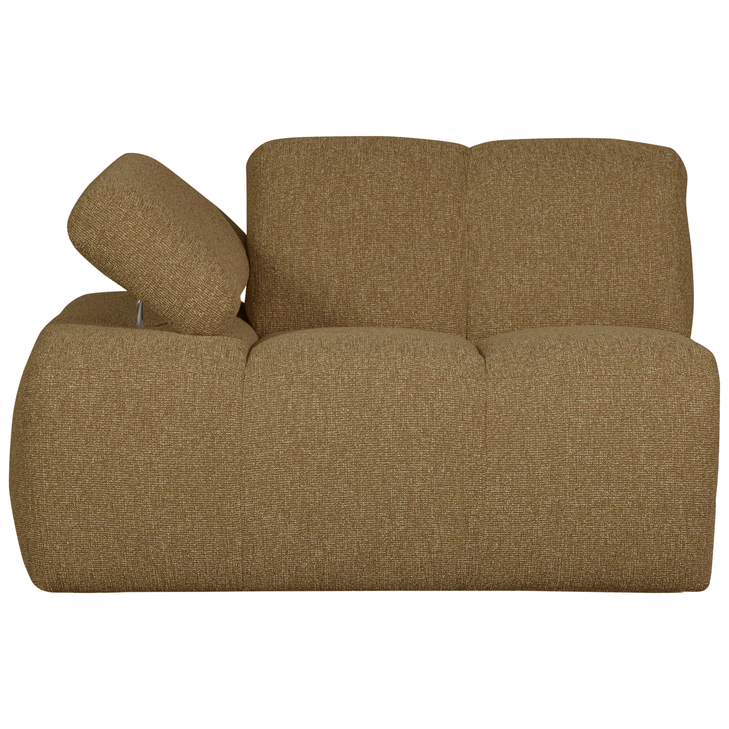 MOJO 1-SITZER MIT ARM LINKS BOUCLE GELB/BRAUN MELIERT
