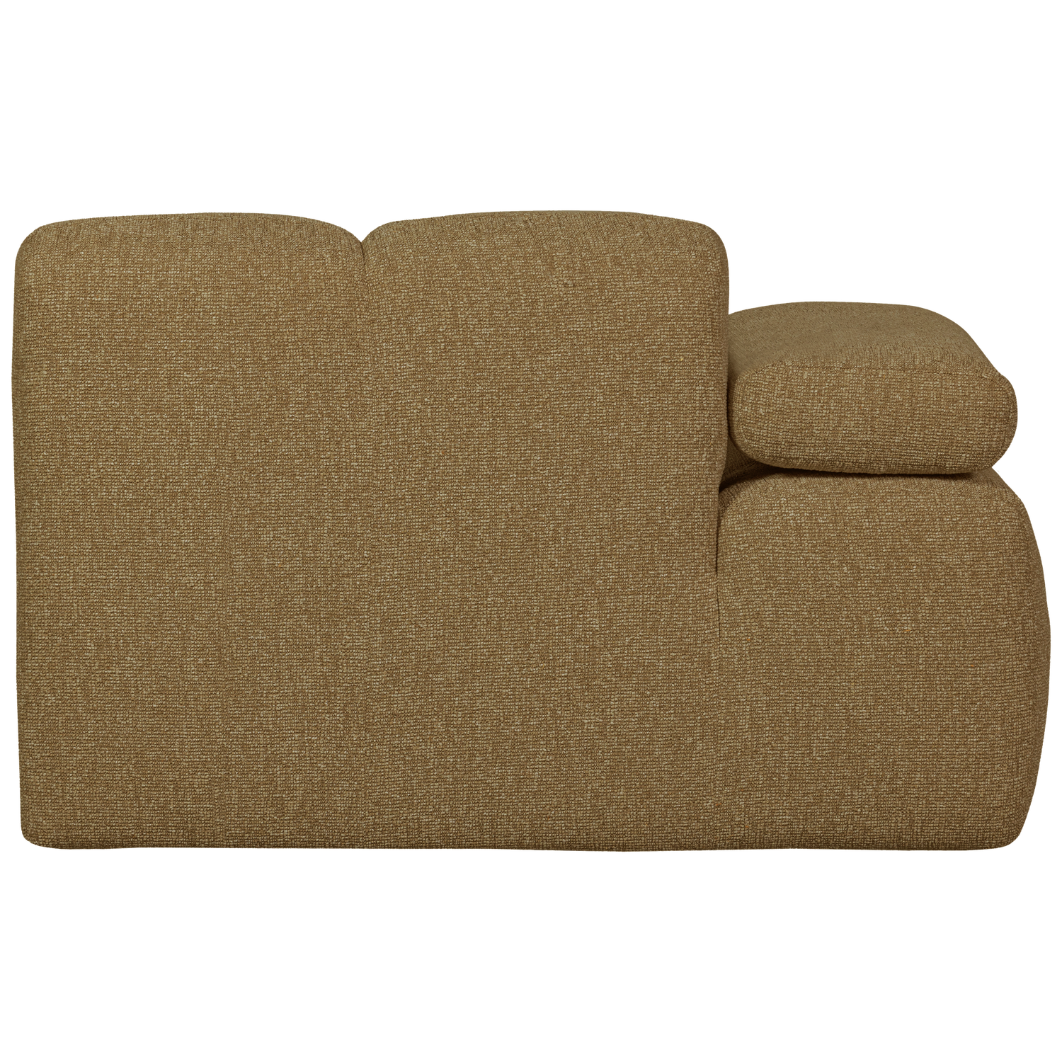 MOJO 1-SITZER MIT ARM LINKS BOUCLE GELB/BRAUN MELIERT