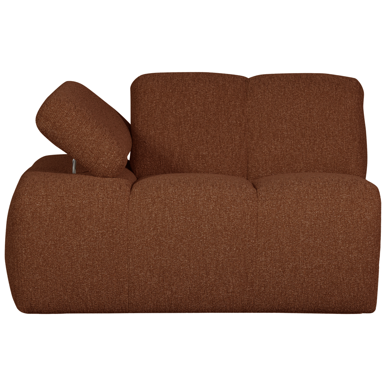 MOJO 1-SITZER MIT ARM LINKS BOUCLE ROSTBRAUN MELIERT