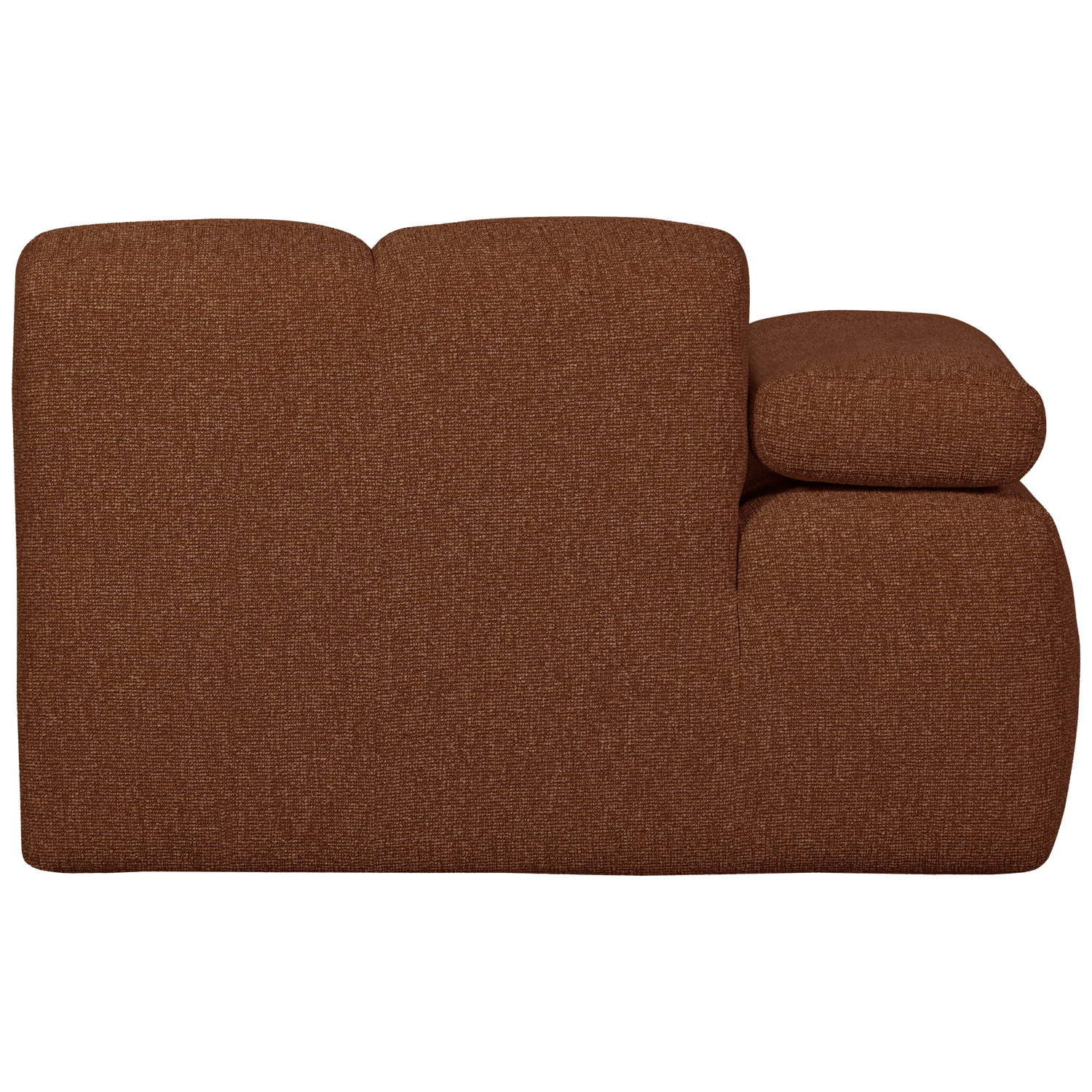 MOJO 1-SITZER MIT ARM LINKS BOUCLE ROSTBRAUN MELIERT