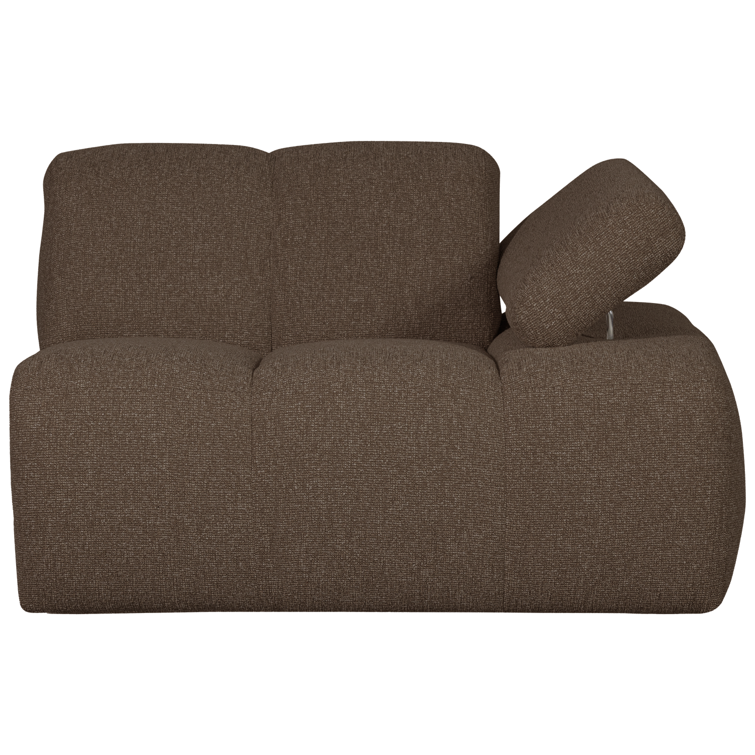 MOJO 1-SITZER MIT ARM RECHTS BOUCLE BRAUN MELIERT
