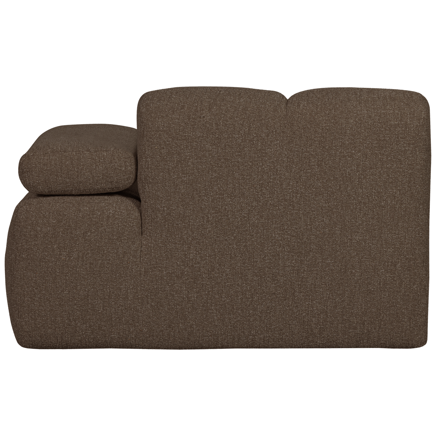 MOJO 1-SITZER MIT ARM RECHTS BOUCLE BRAUN MELIERT