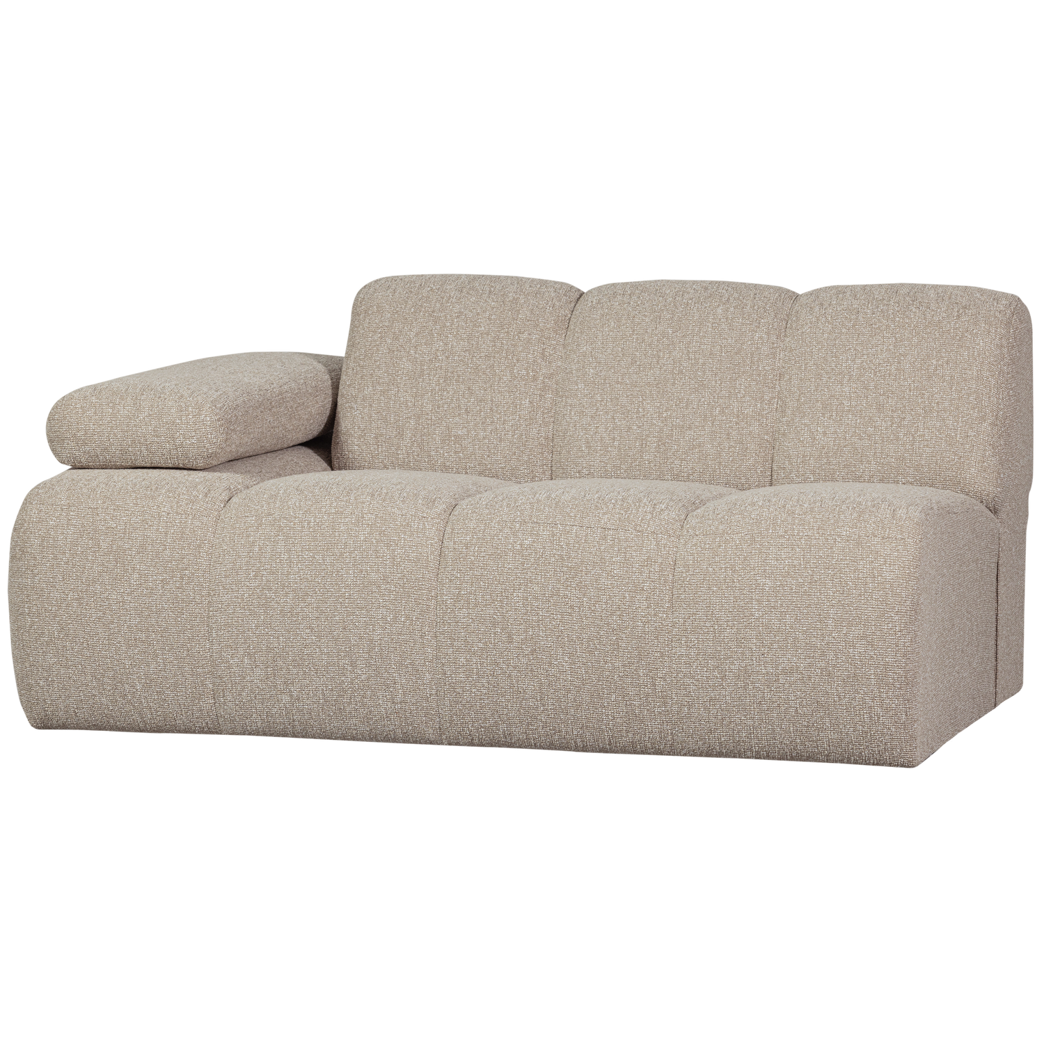 MOJO 1,5-SITZER MIT ARM LINKS BOUCLE BEIGE MELIERT