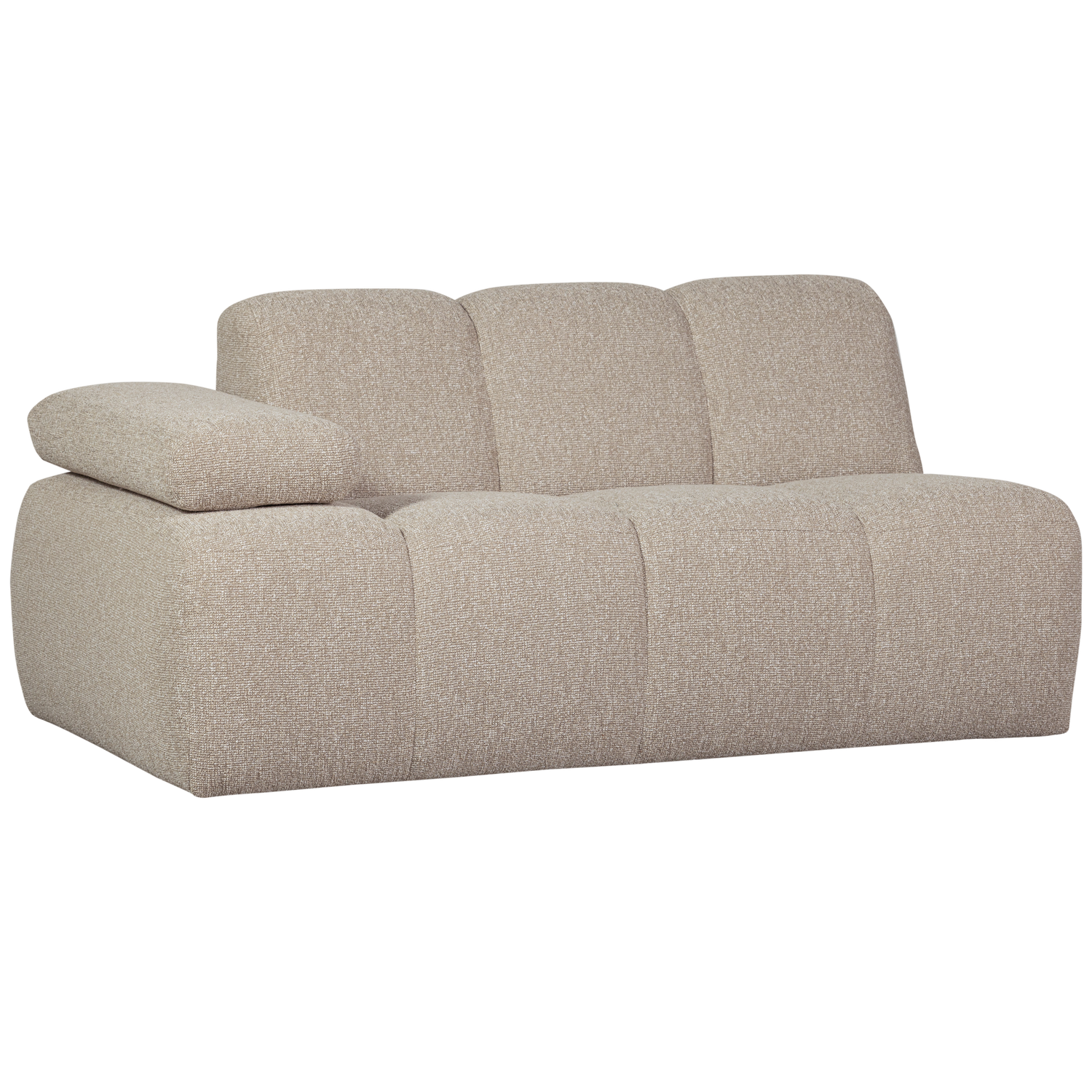 MOJO 1,5-SITZER MIT ARM LINKS BOUCLE BEIGE MELIERT