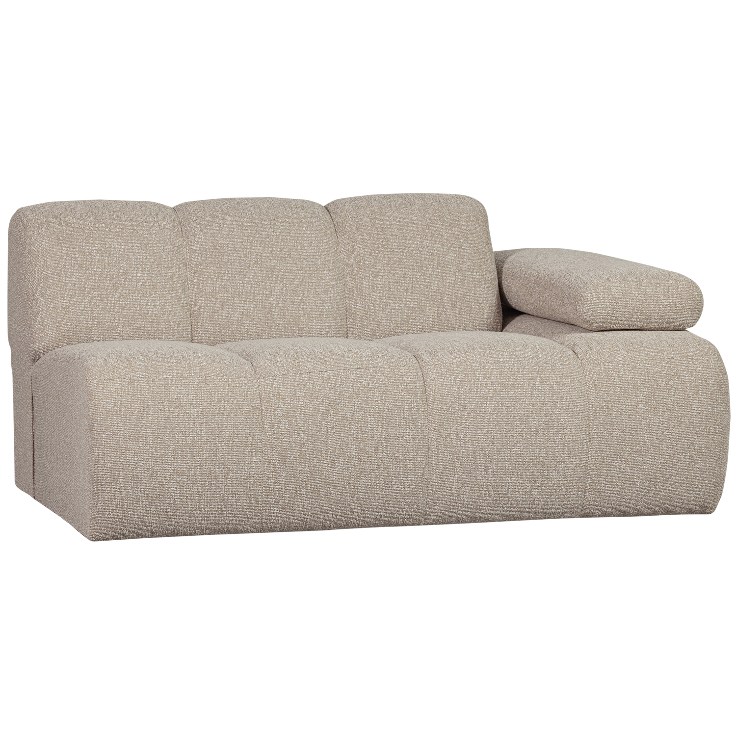 MOJO 1,5-SITZER MIT ARM RECHTS BOUCLE BEIGE MELIERT