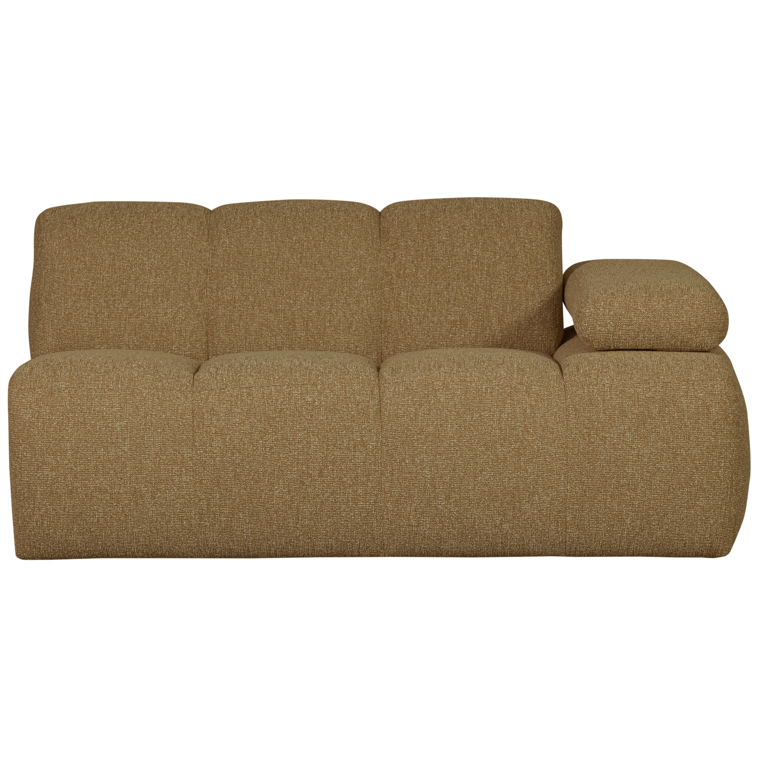 MOJO 1,5-SITZER MIT ARM RECHTS BOUCLE GELB/BRAUN MELIERT