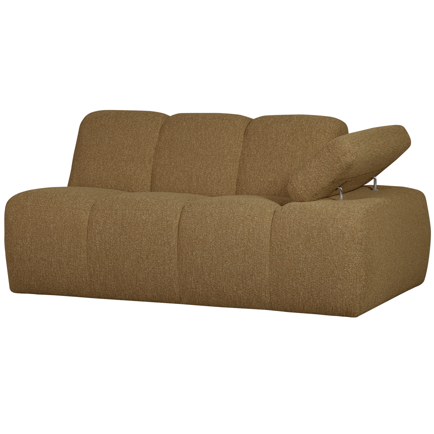 MOJO 1,5-SITZER MIT ARM RECHTS BOUCLE GELB/BRAUN MELIERT
