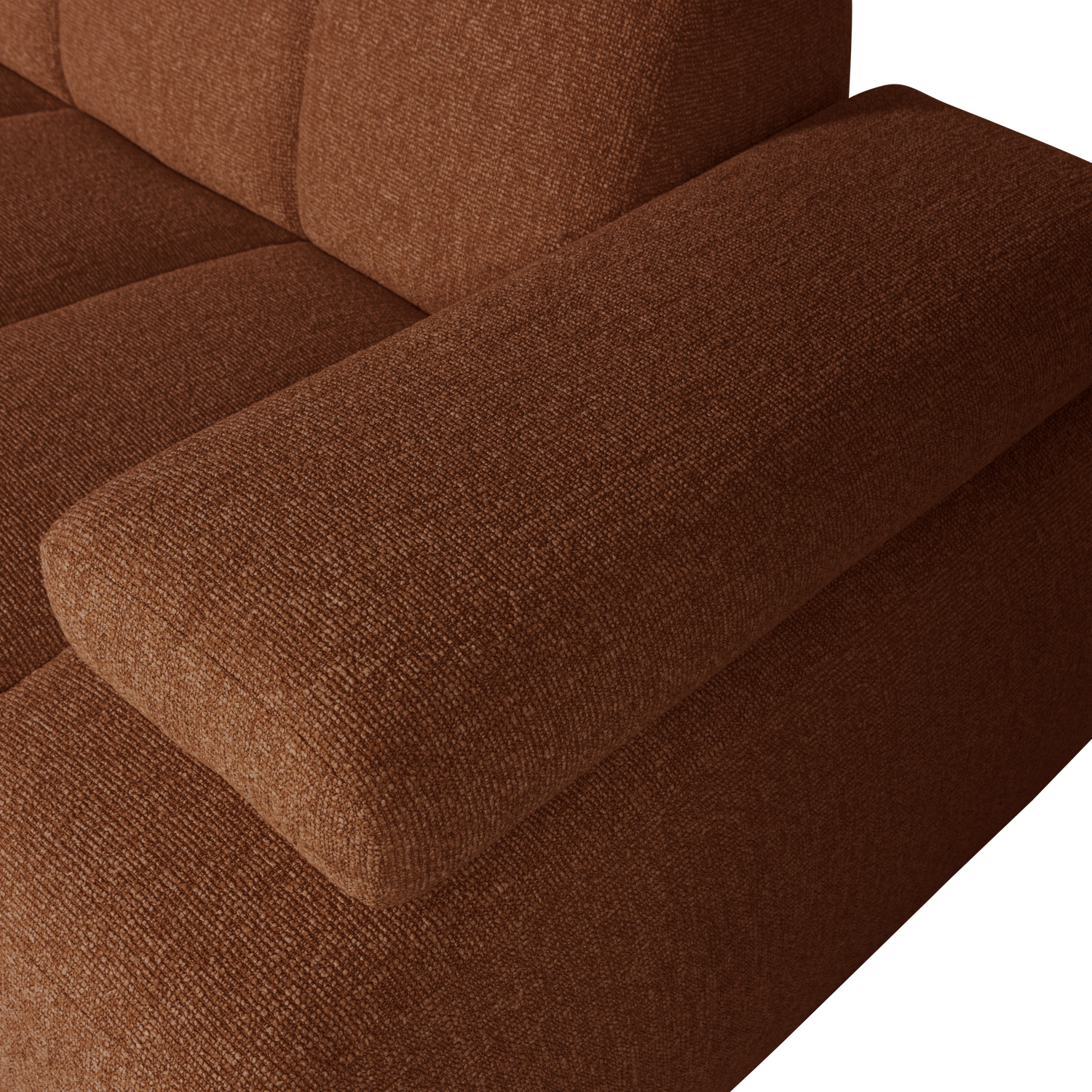 MOJO CHAISELONGUE LINKS BOUCLE RUST BROWN MELIERT