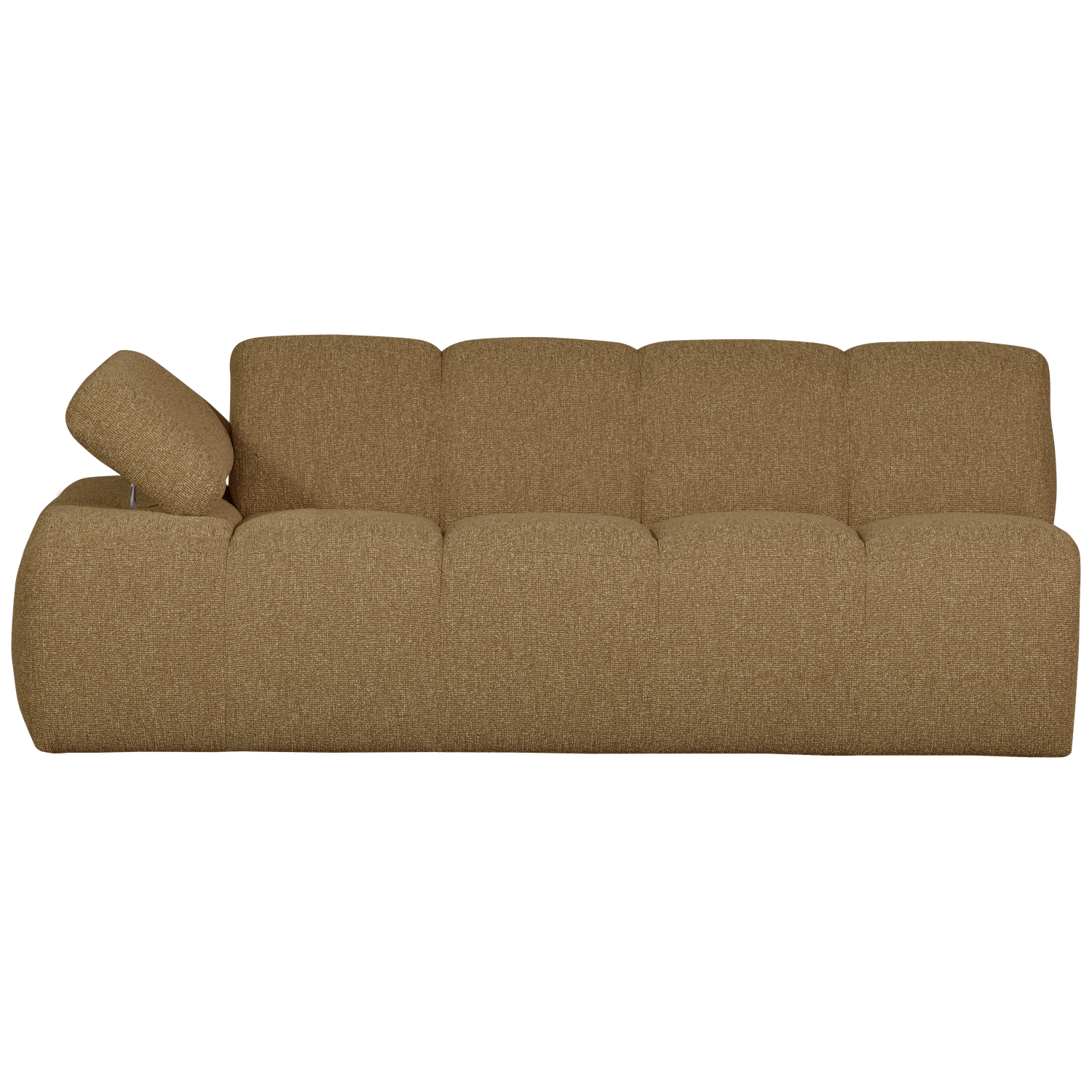 MOJO 2-SITZER MIT ARM LINKS BOUCLE GELB/BRAUN MELIERT