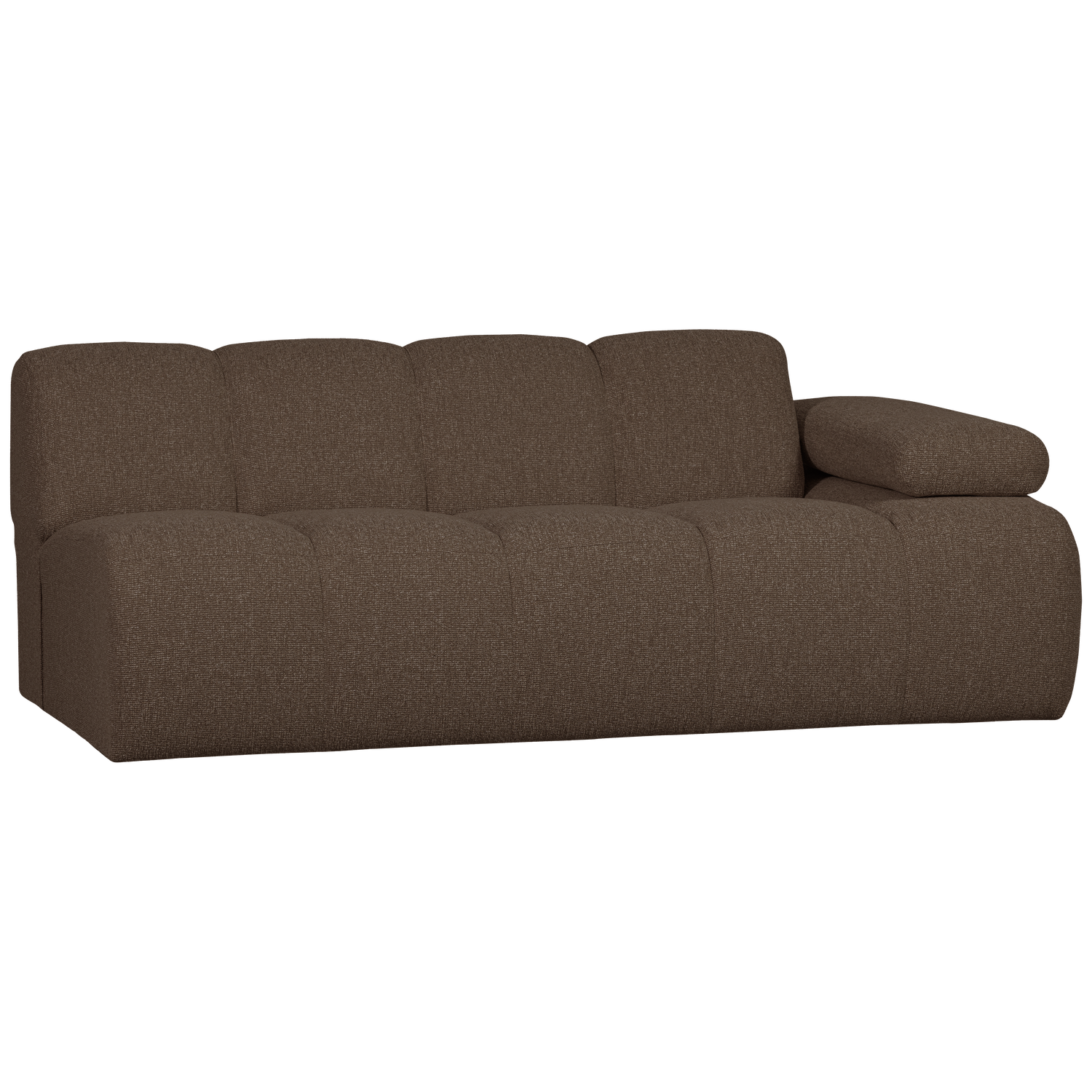 MOJO 2-SITZER MIT ARM RECHTS BOUCLE BRAUN MELIERT