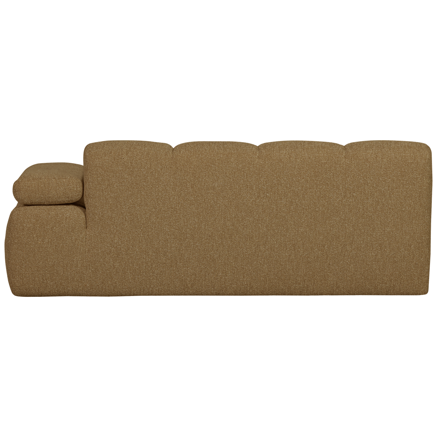 MOJO 2-SITZER MIT ARM RECHTS BOUCLE GELB/BRAUN MELIERT