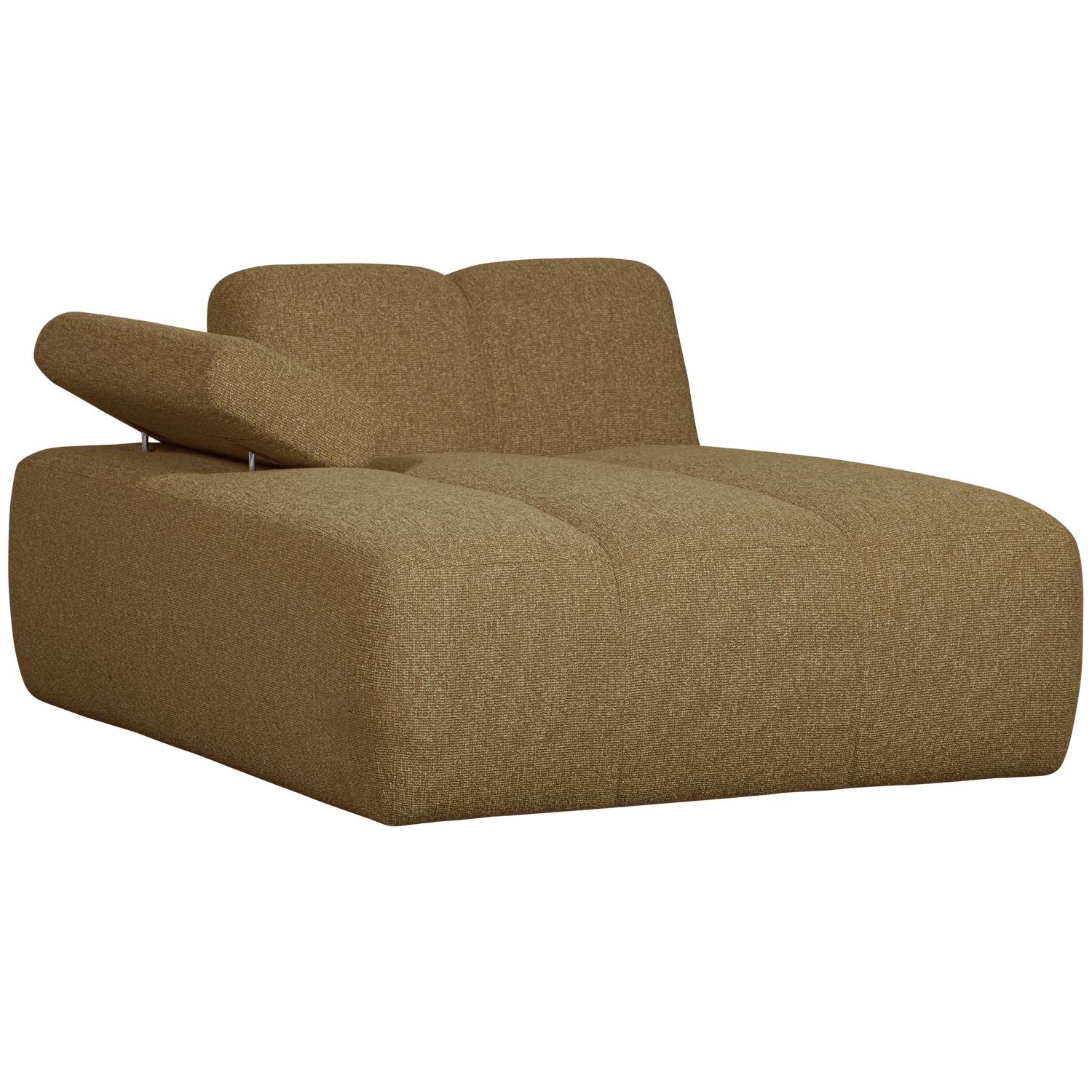 MOJO CHAISELONGUE ELEMENT LINKS BOUCLE GELB/BRAUN MELIERT