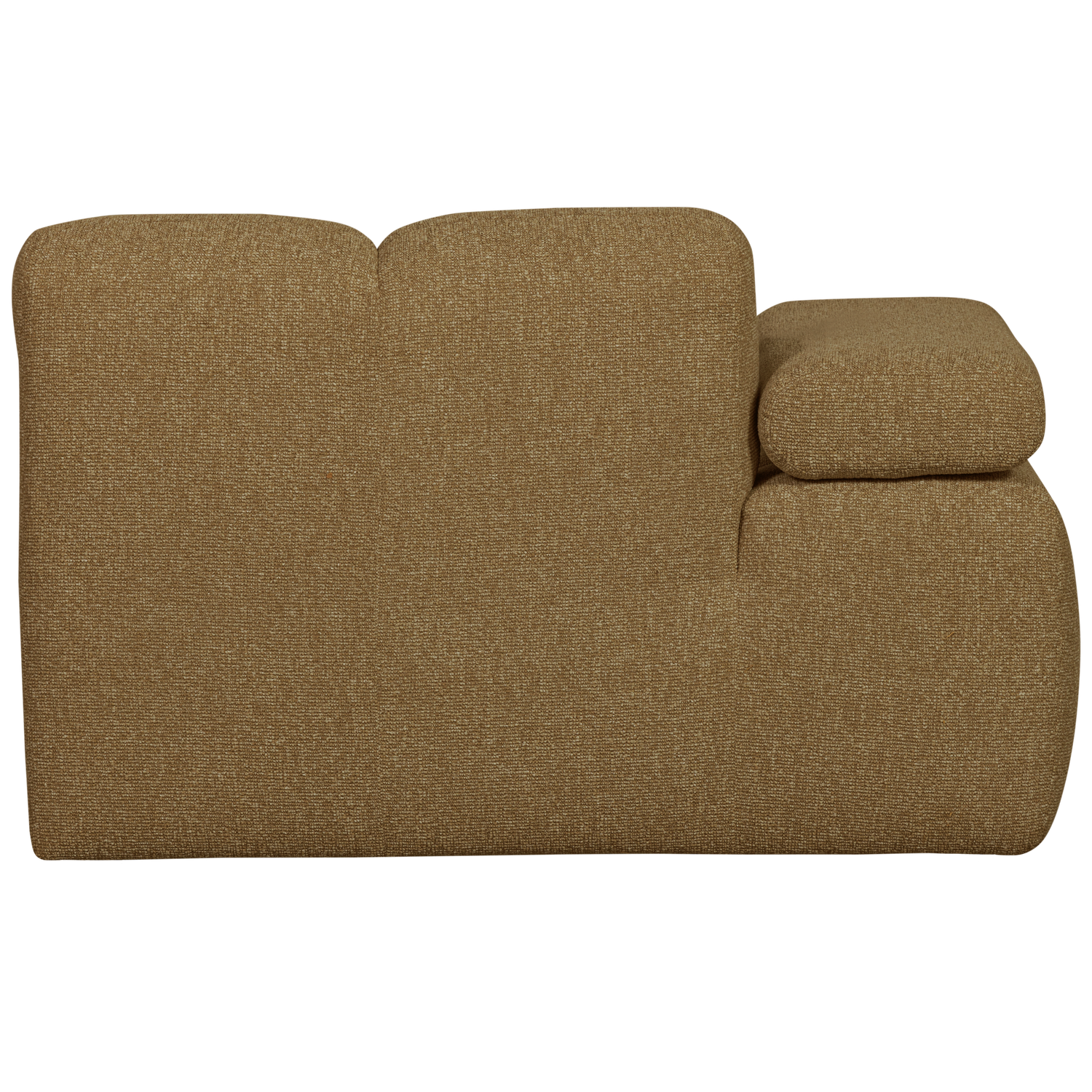 MOJO CHAISELONGUE ELEMENT LINKS BOUCLE GELB/BRAUN MELIERT
