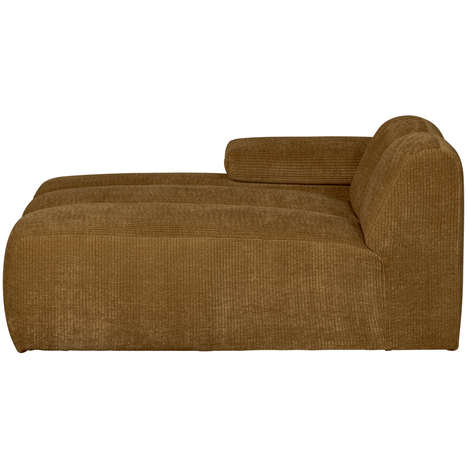 MOJO CHAISELONGUE LINKS GERIPPTER WEBSTOFF HONIGGELB