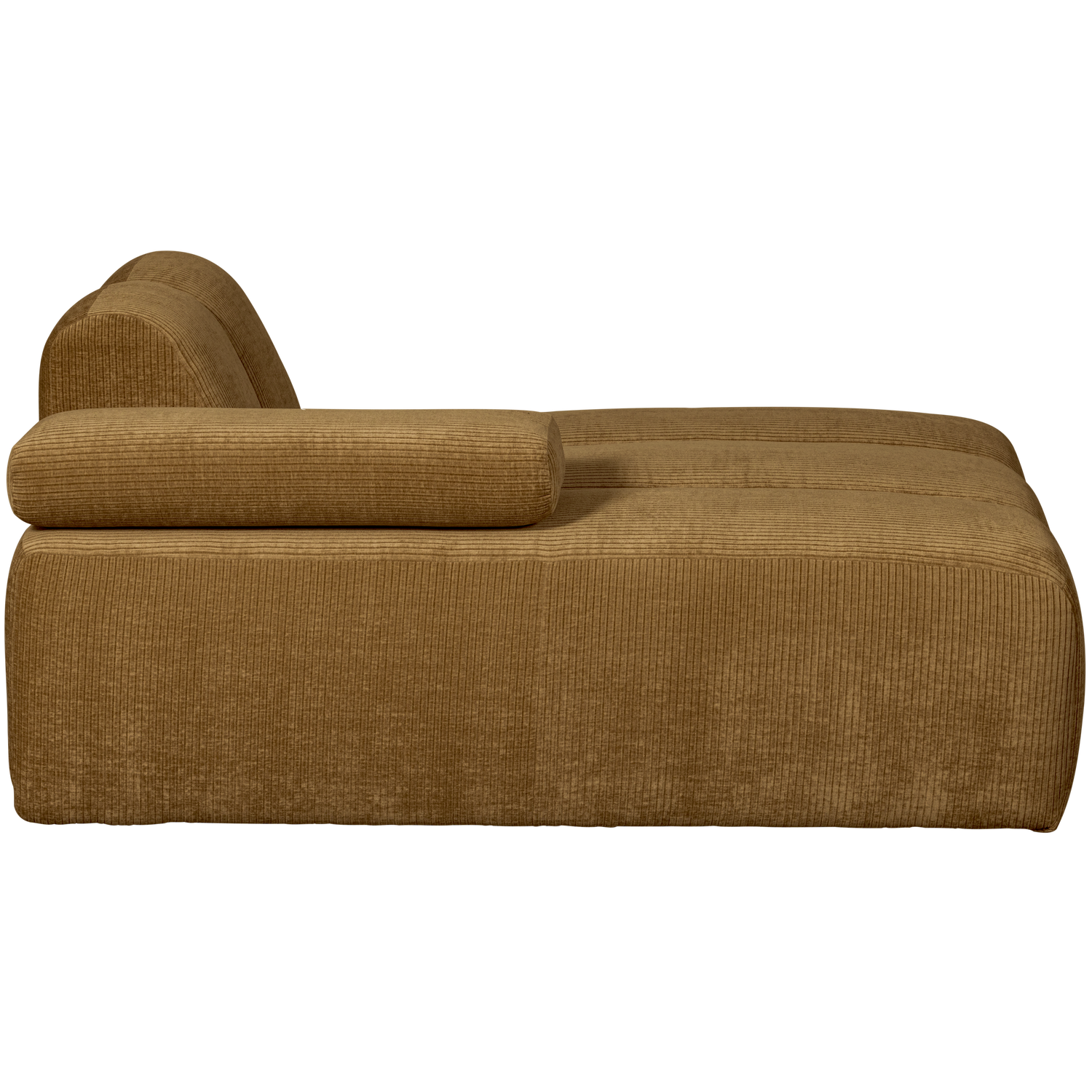 MOJO CHAISELONGUE LINKS GERIPPTER WEBSTOFF HONIGGELB