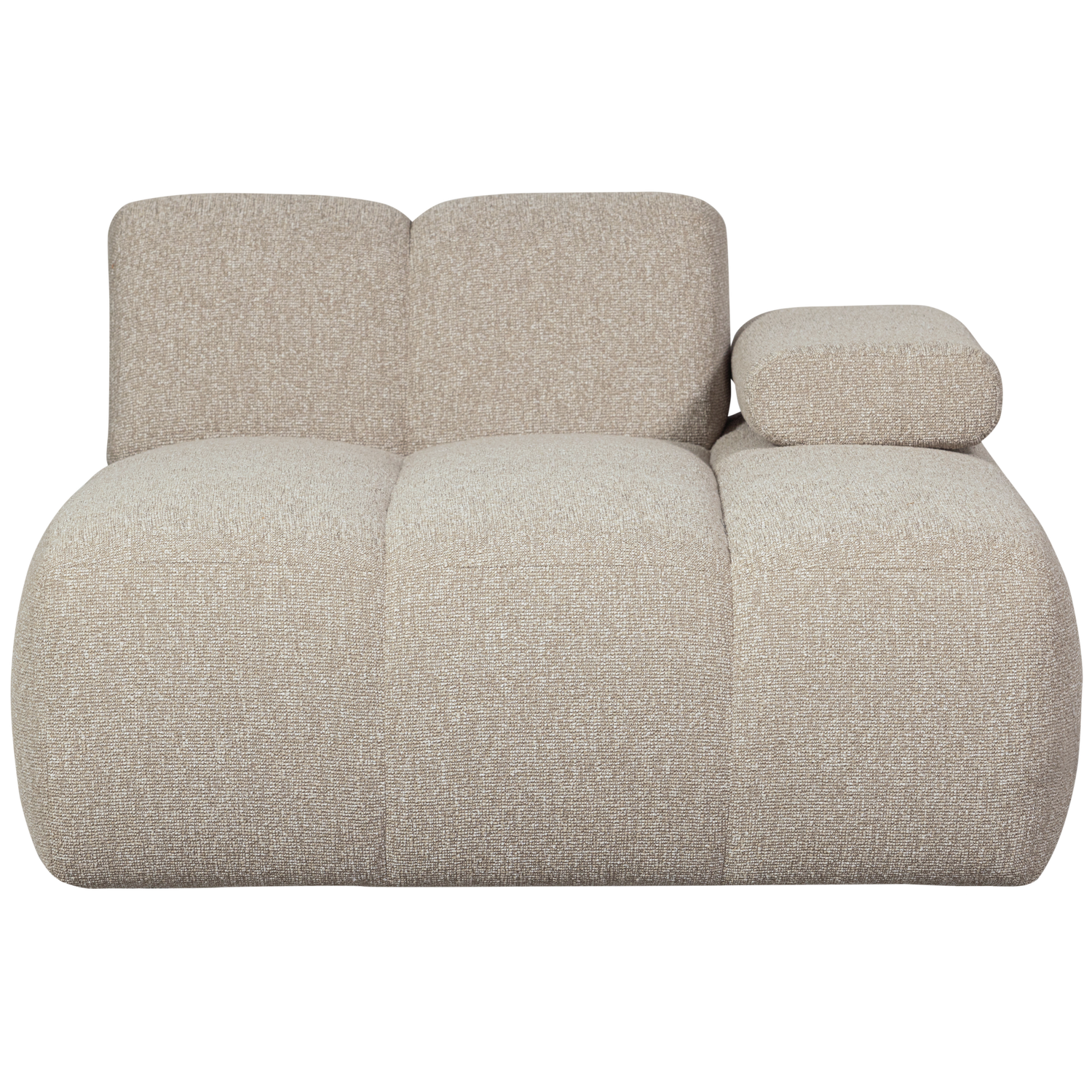 MOJO CHAISELONGUE ELEMENT RECHTS BOUCLE BEIGE MELIERT