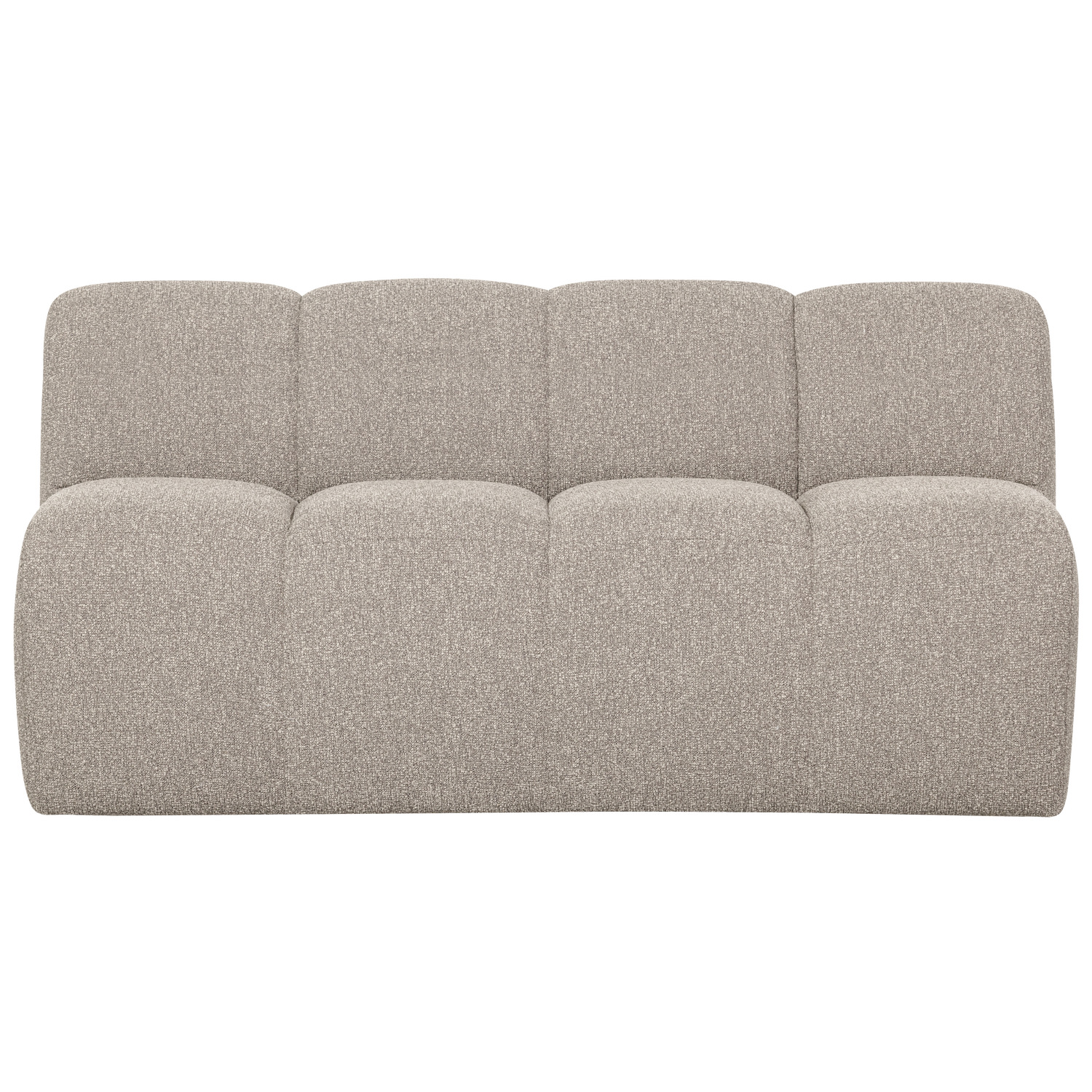 MOJO BANK 164CM MIT RUCKENLEHNE BOUCLE BEIGE MELIERT