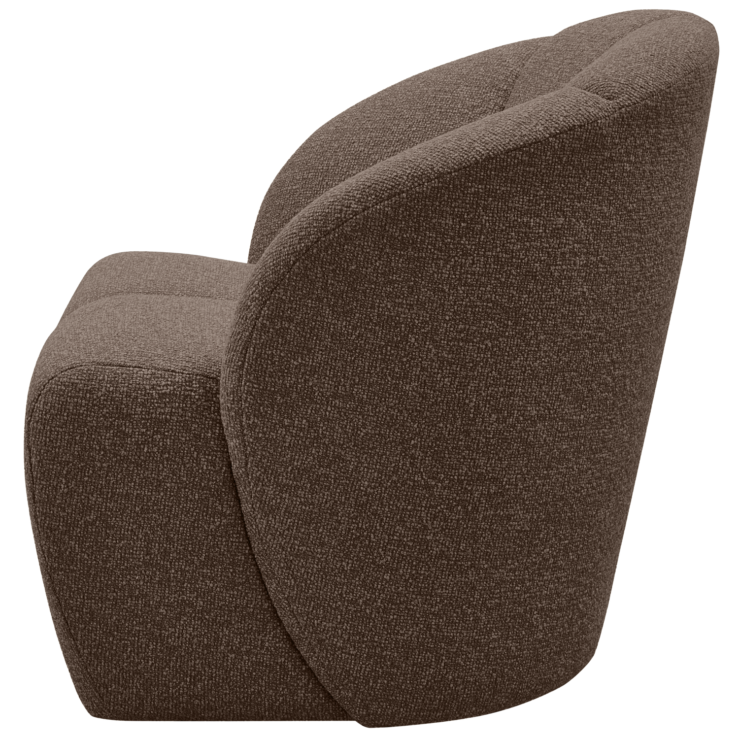 MOJO DREHSESSEL BOUCLE BRAUN MELIERT