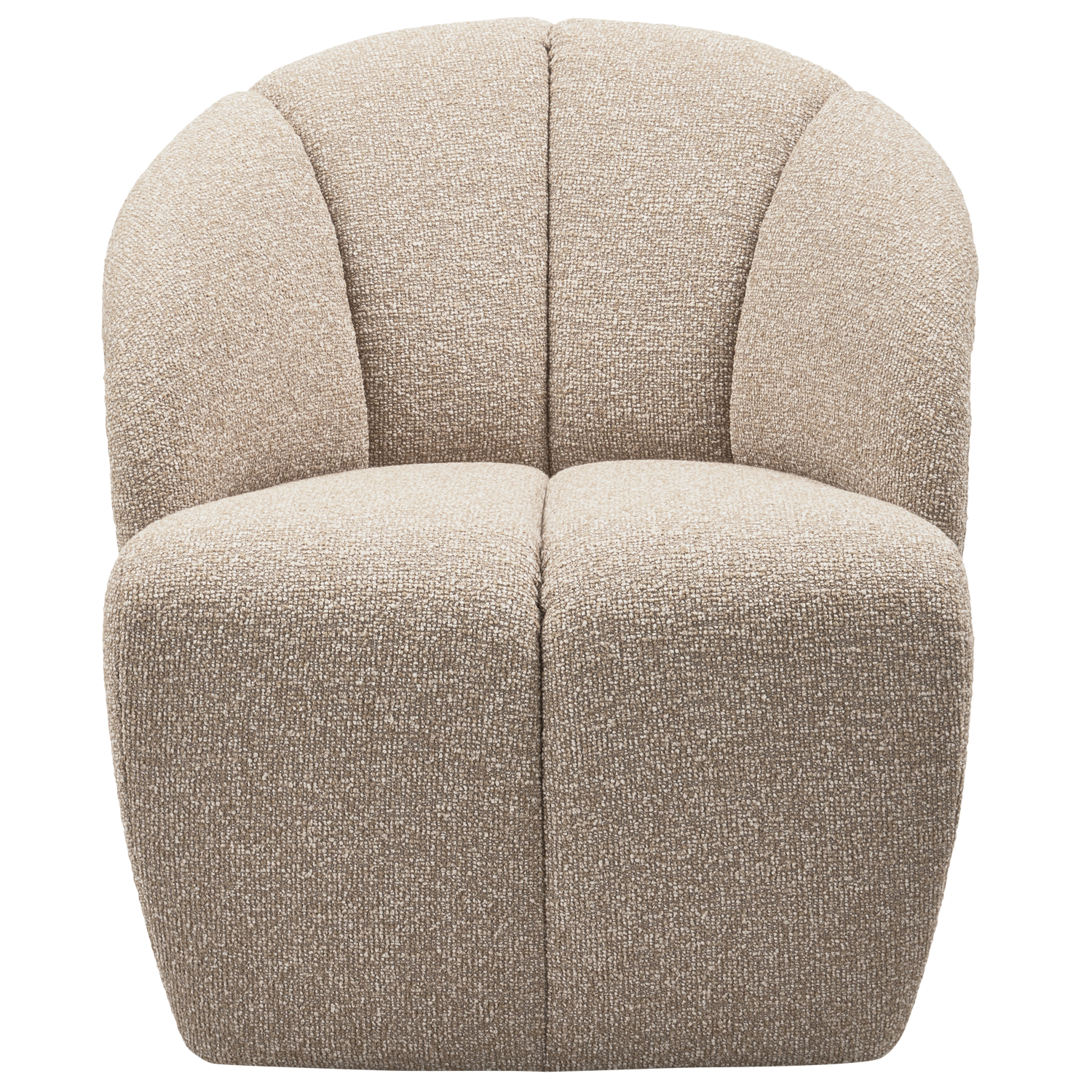 MOJO DREHSESSEL BOUCLE BEIGE MELIERT