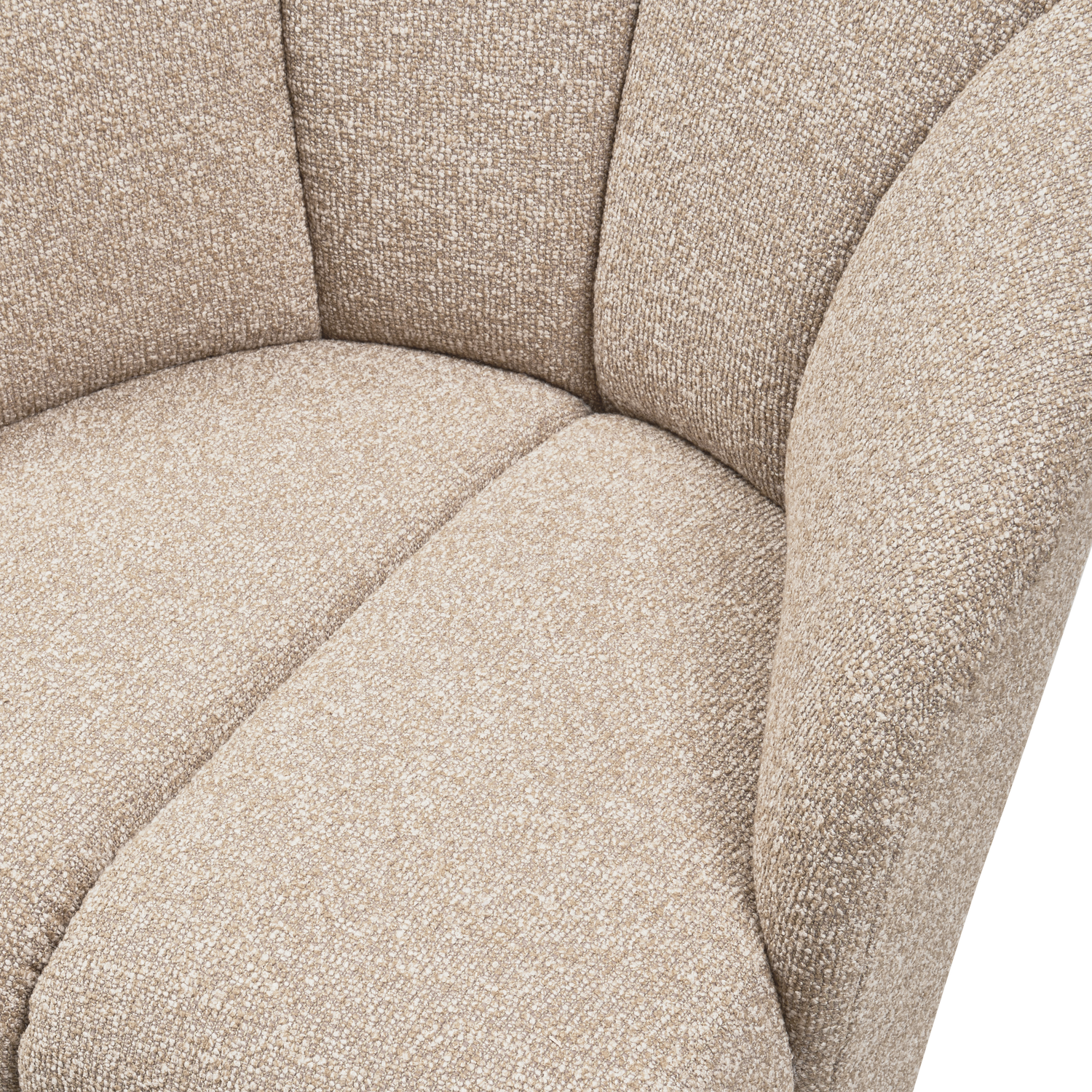 MOJO DREHSESSEL BOUCLE BEIGE MELIERT