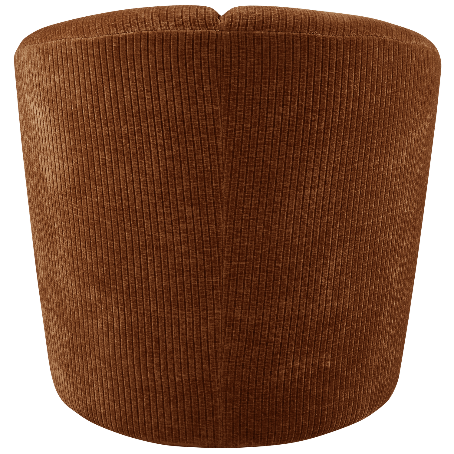 MOJO DREHSESSEL GERIPPTER WEBSTOFF ROSTBRAUN